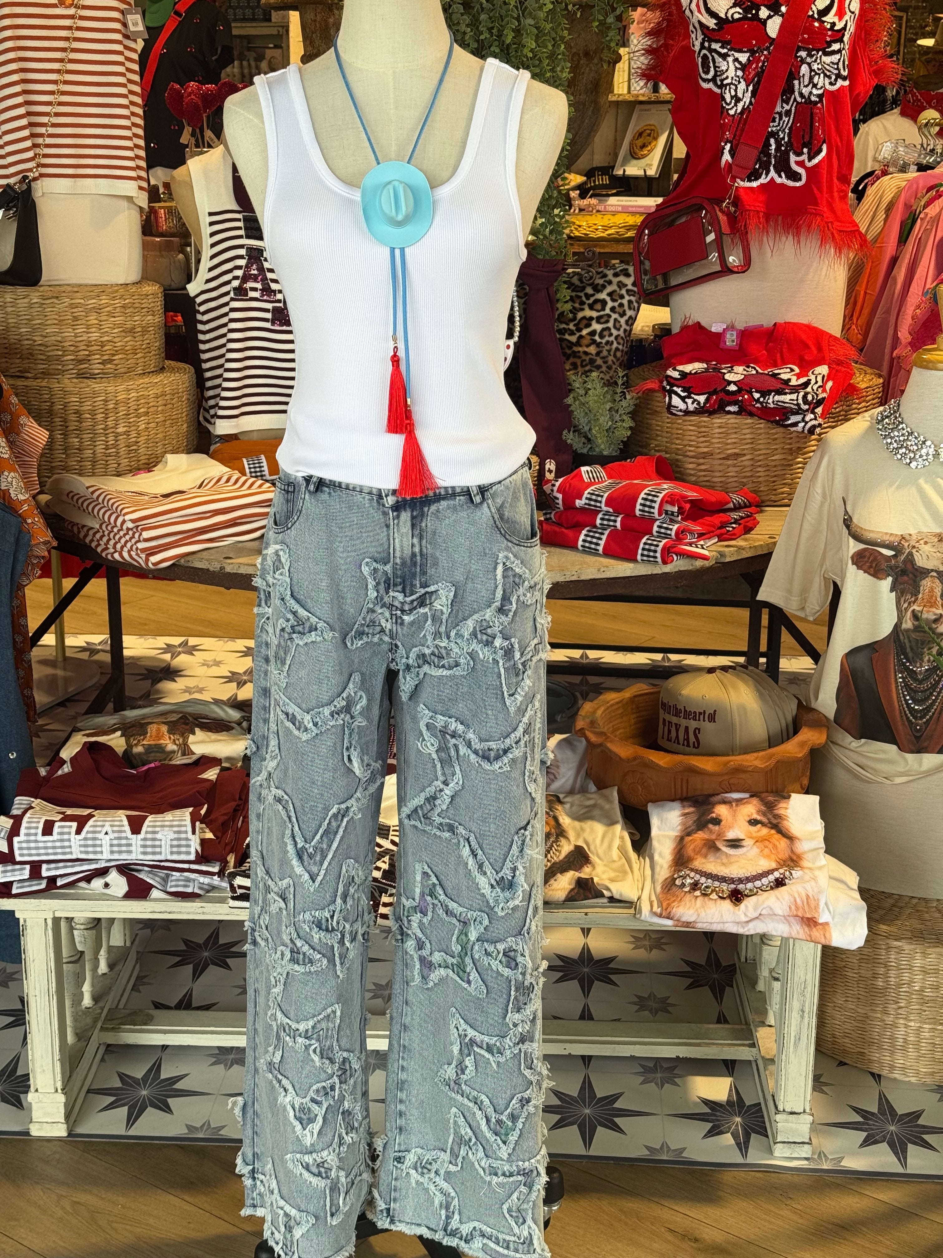 Star Patch Jeans
