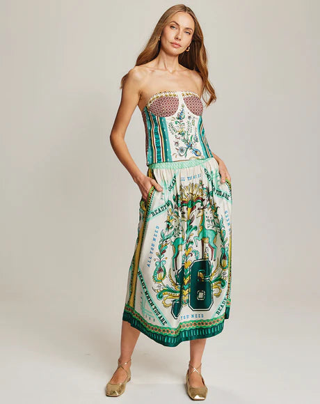 Vanessa Sporty Jade Skirt