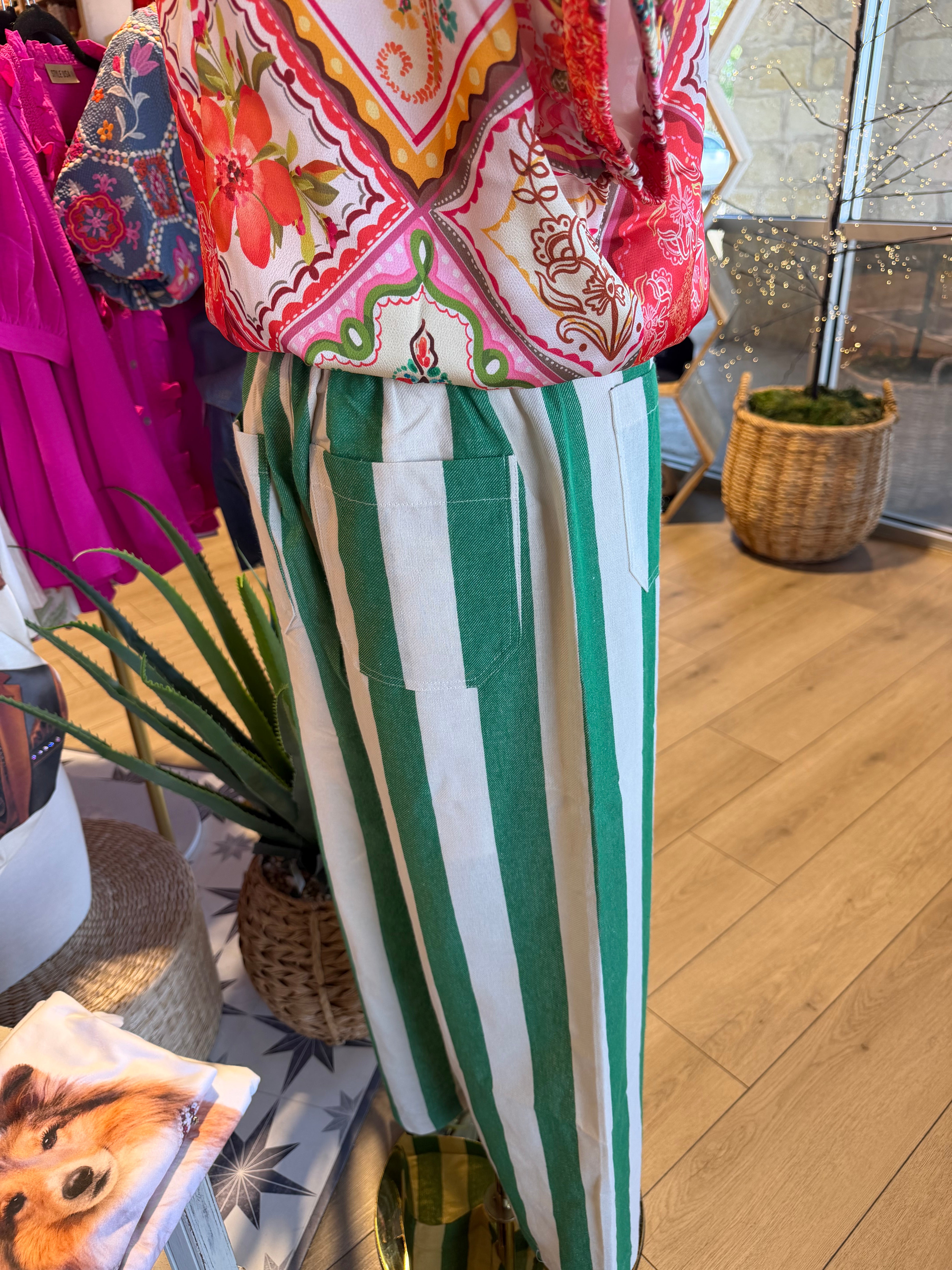 Avery Stripe Pants ( 2 Colors)