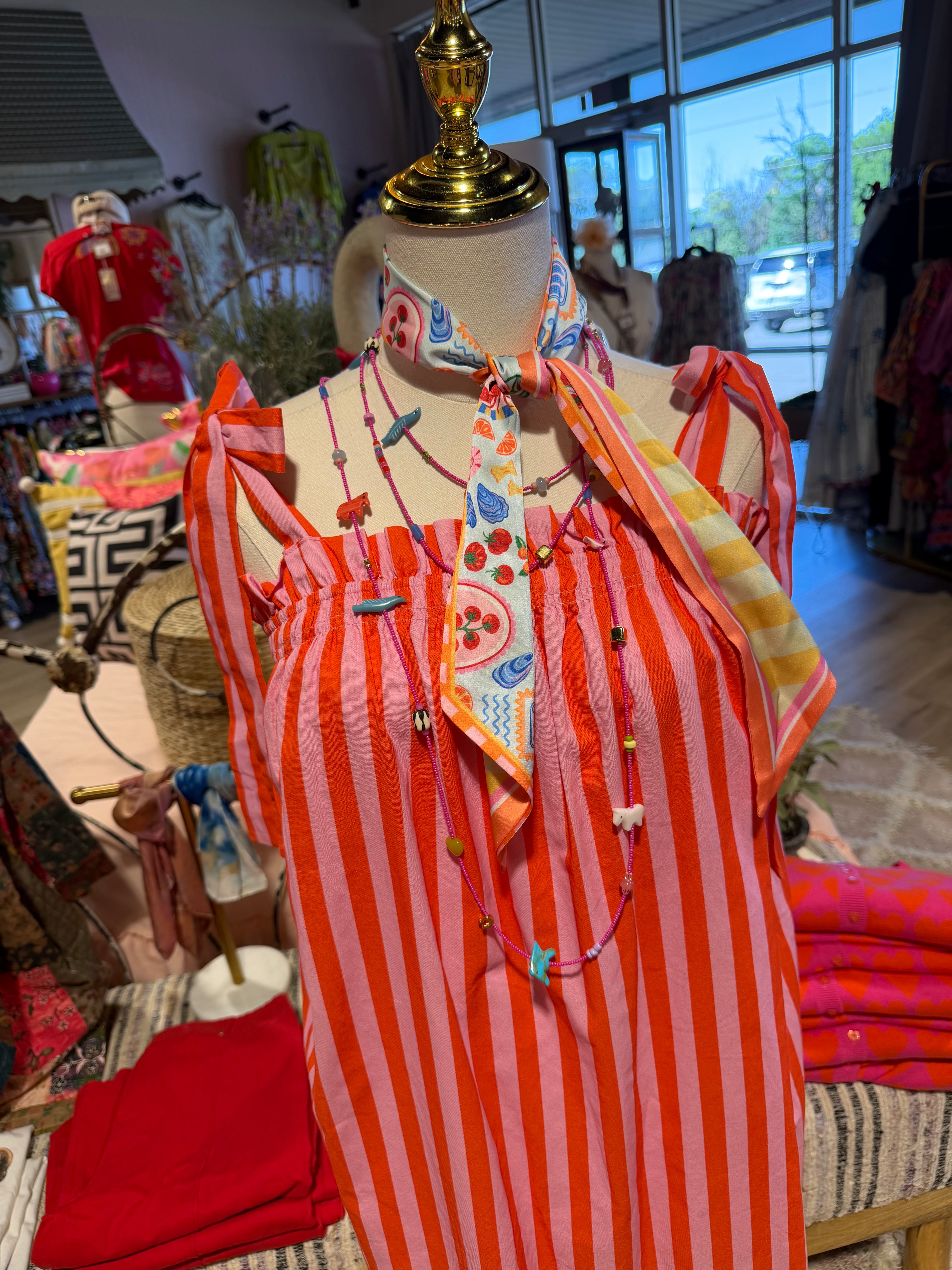 Carmen Stripe Dress