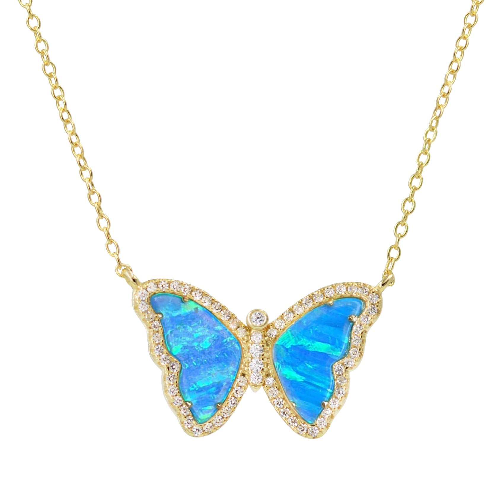 Opal Butterfly Necklaces (Styles)