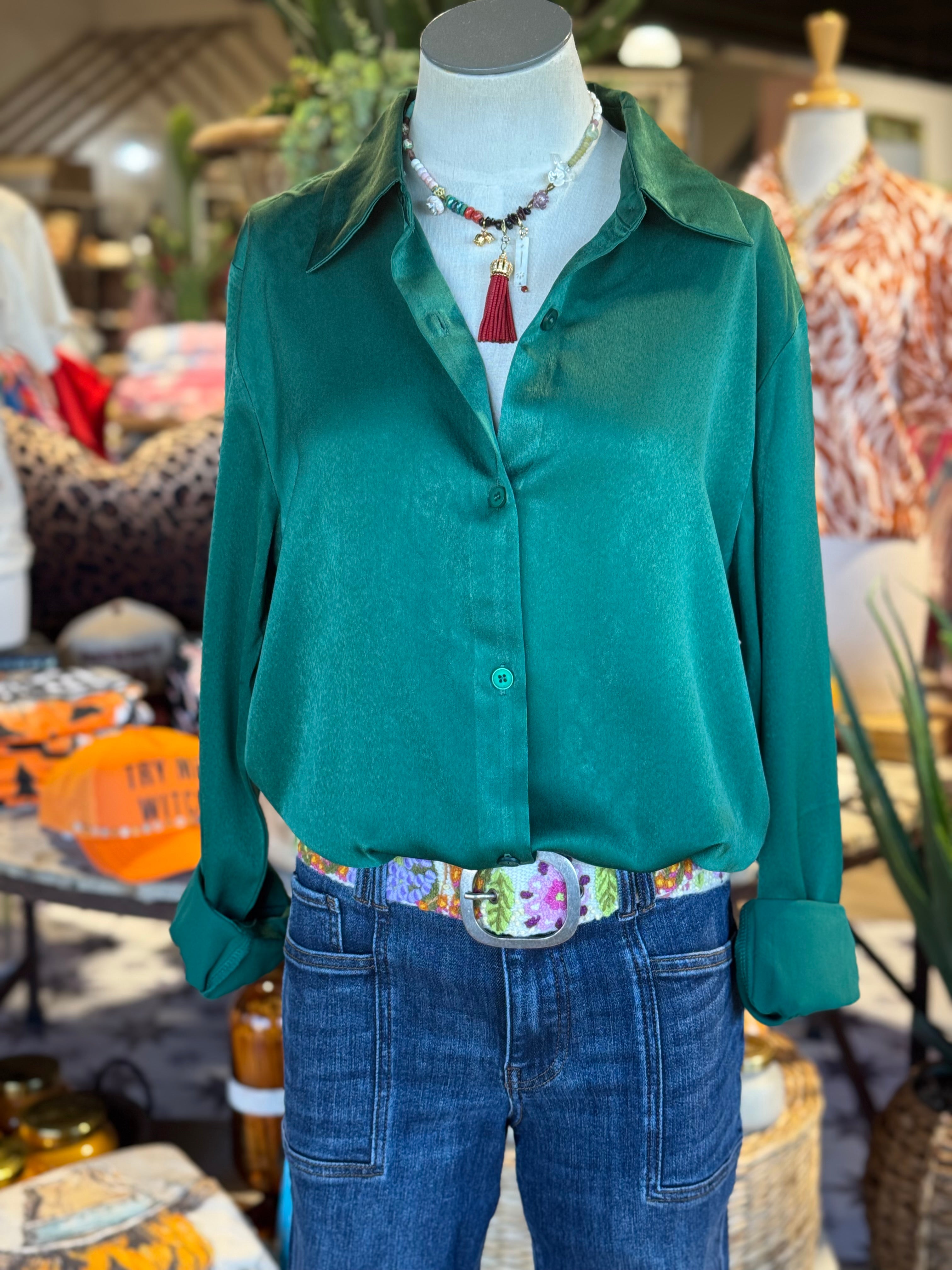 Grace Lynn Button Down Blouse