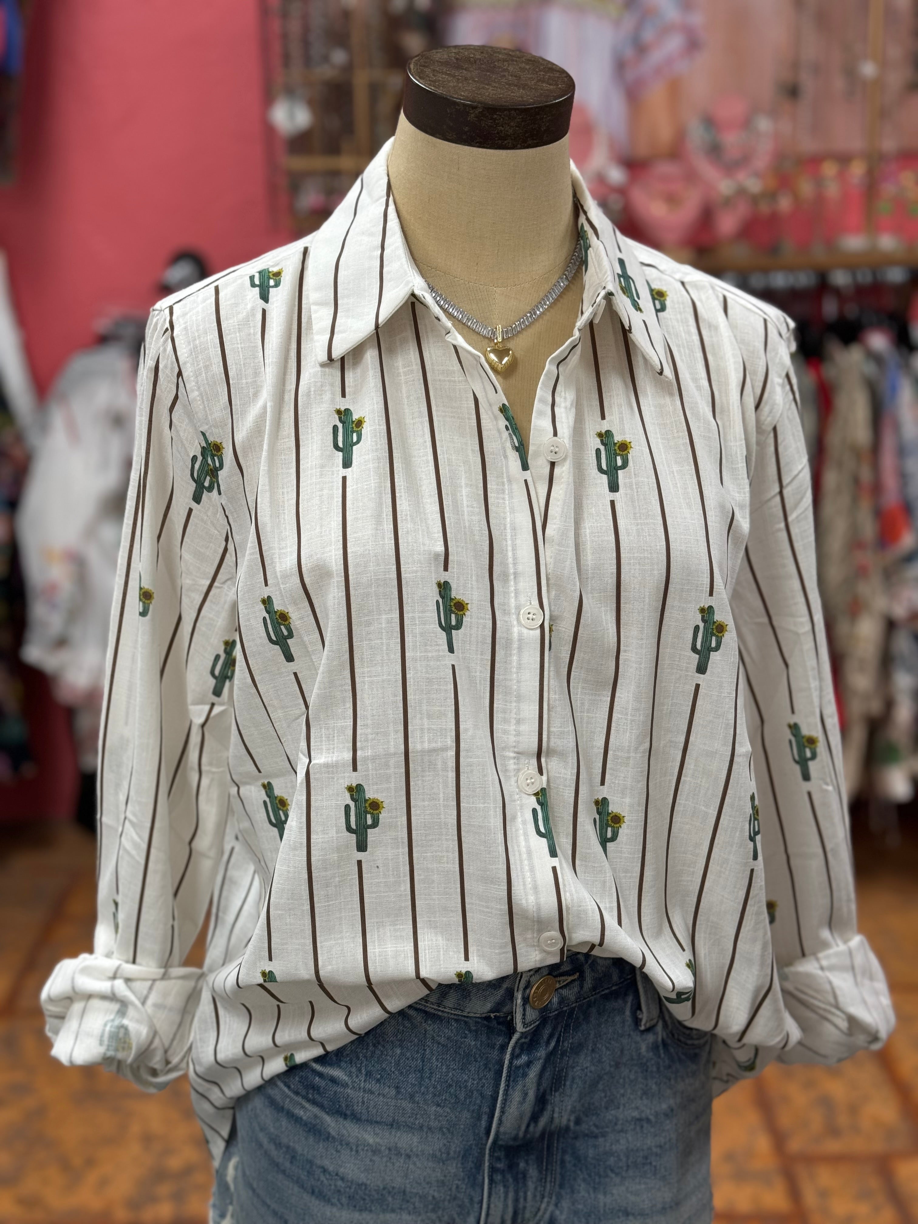 Cactus Time Blouse