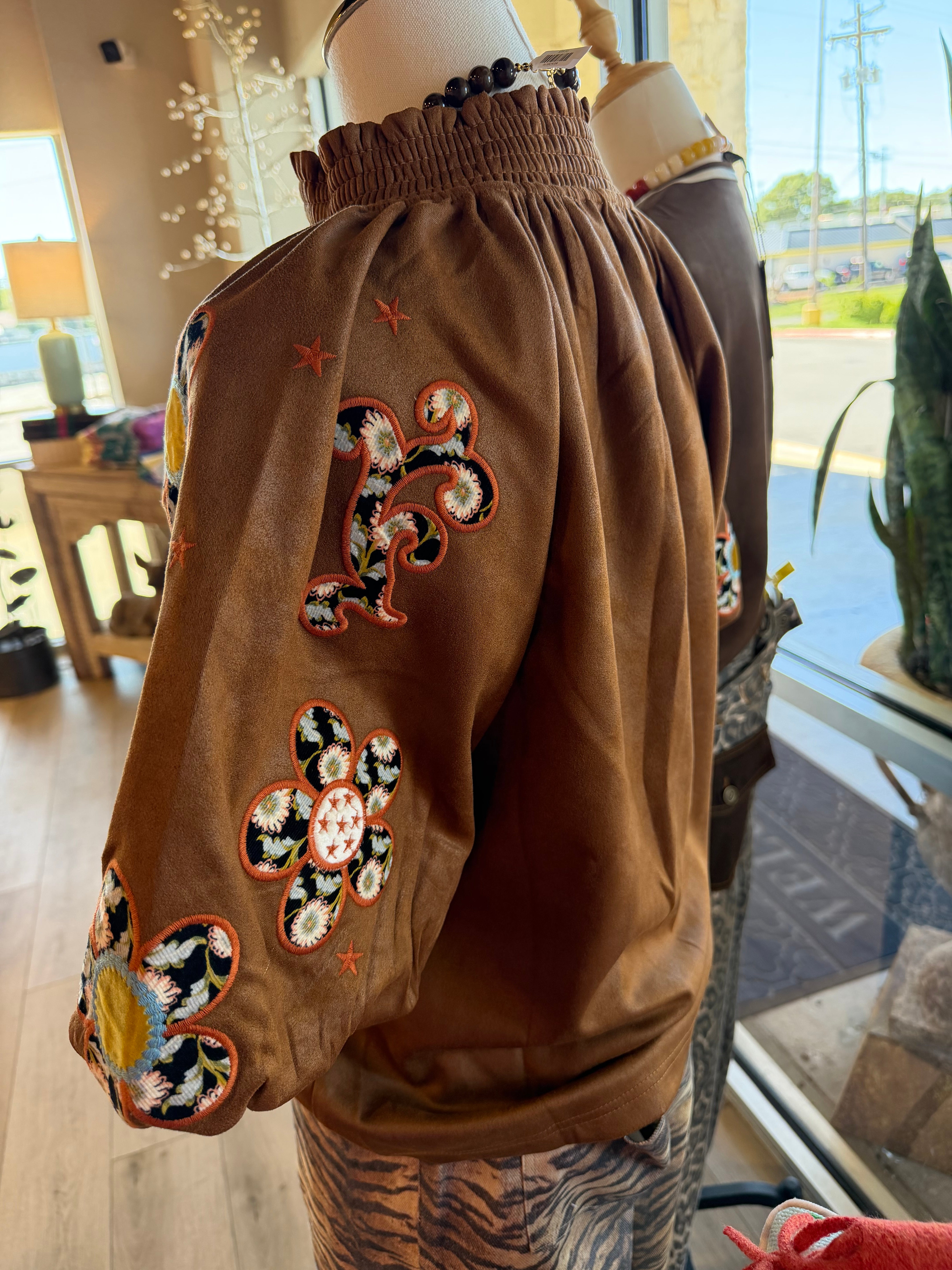 Cleo Embroidery Top