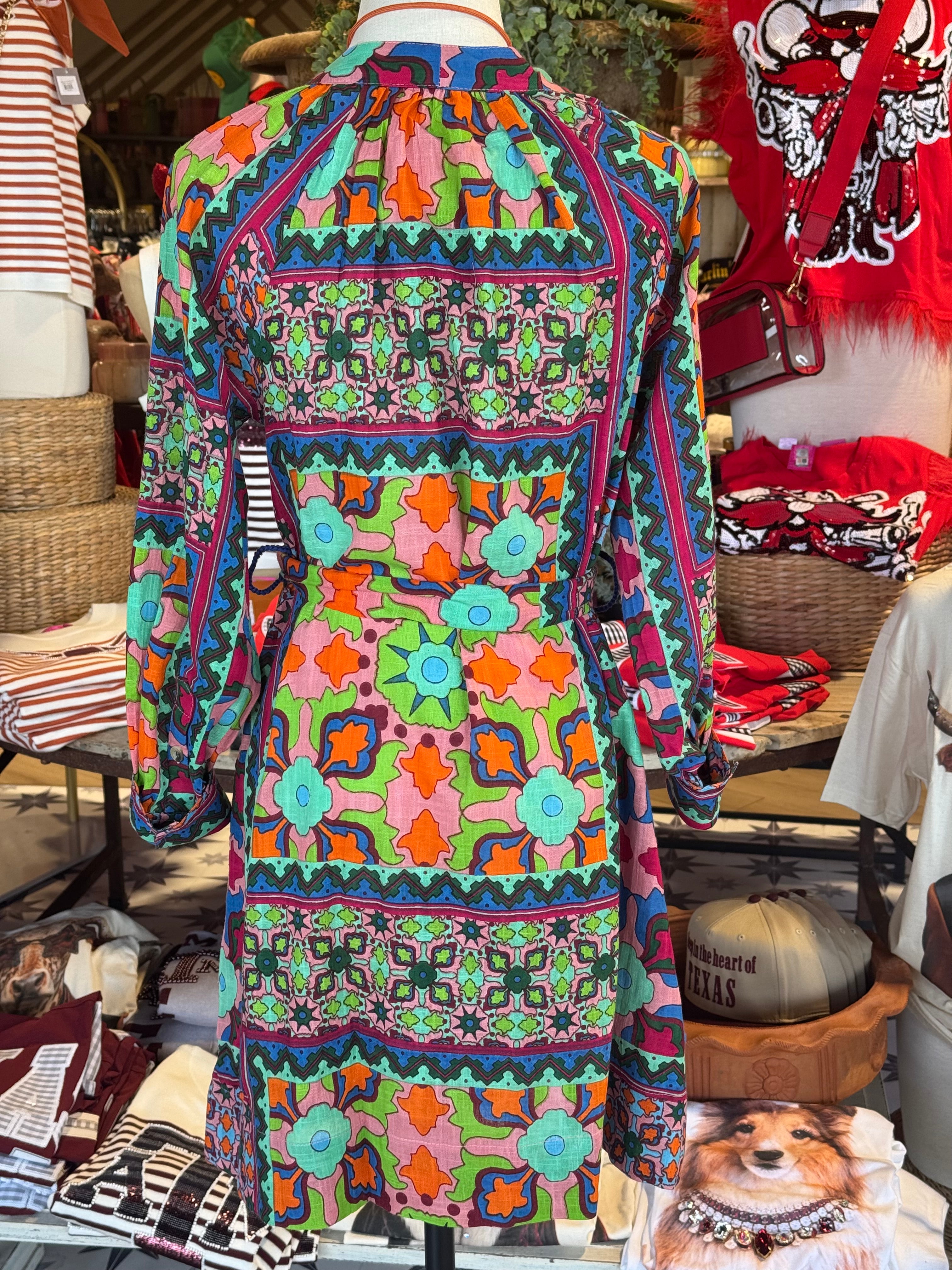 Popover Patch Dress