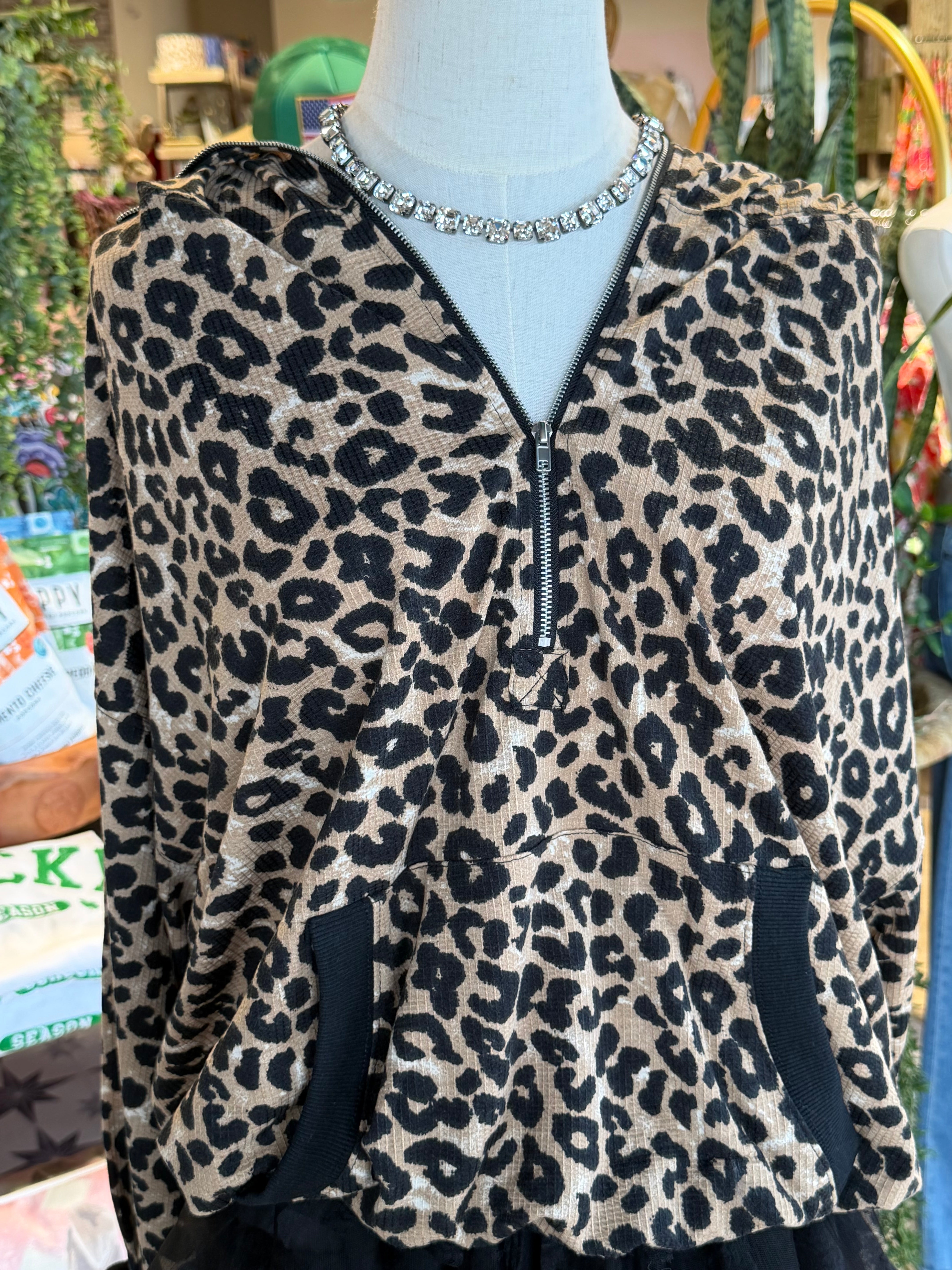 Kenzie Leopard Hoodie