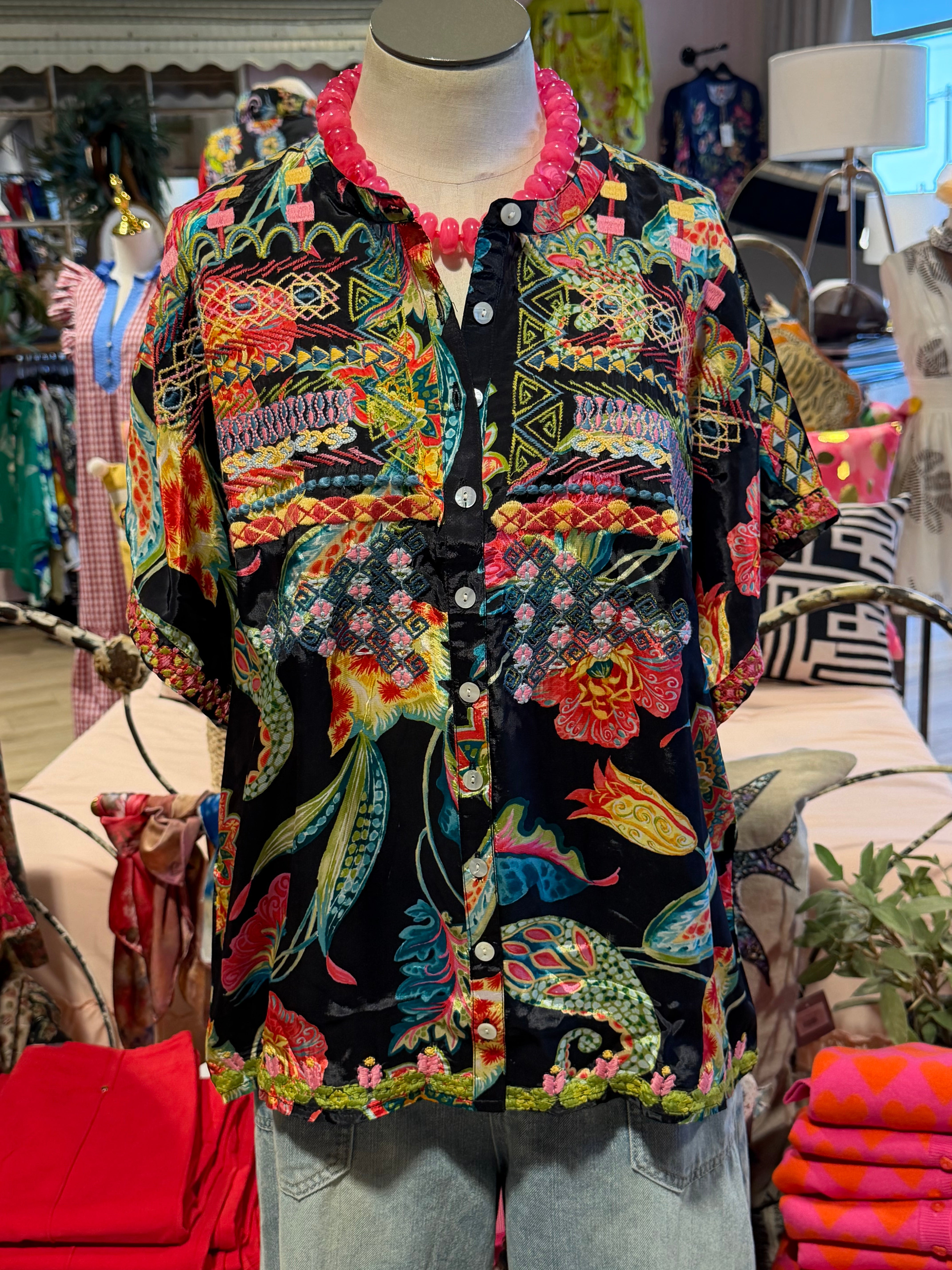 Bethany Embroidery Top