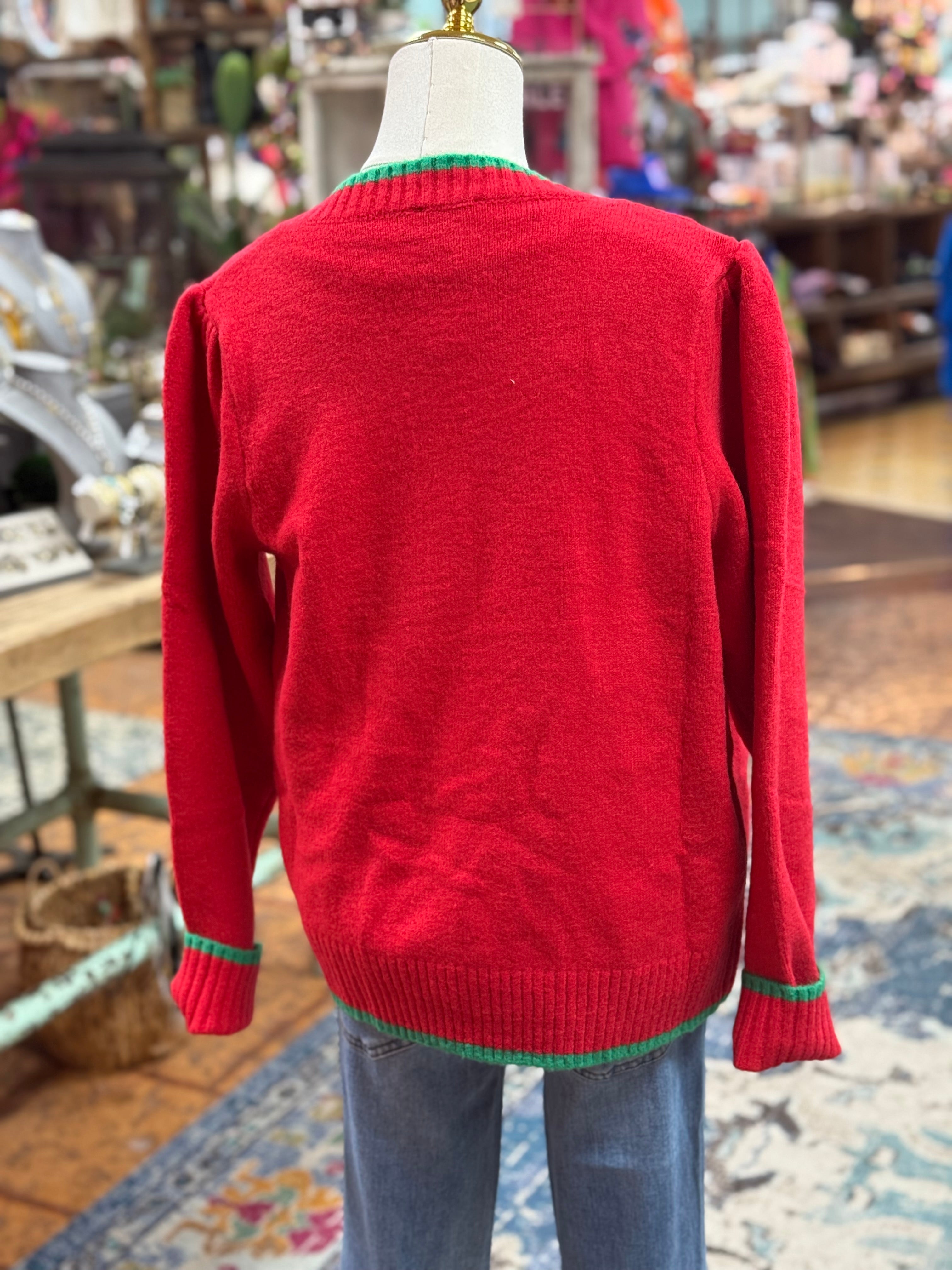 Candy Cane Sweater