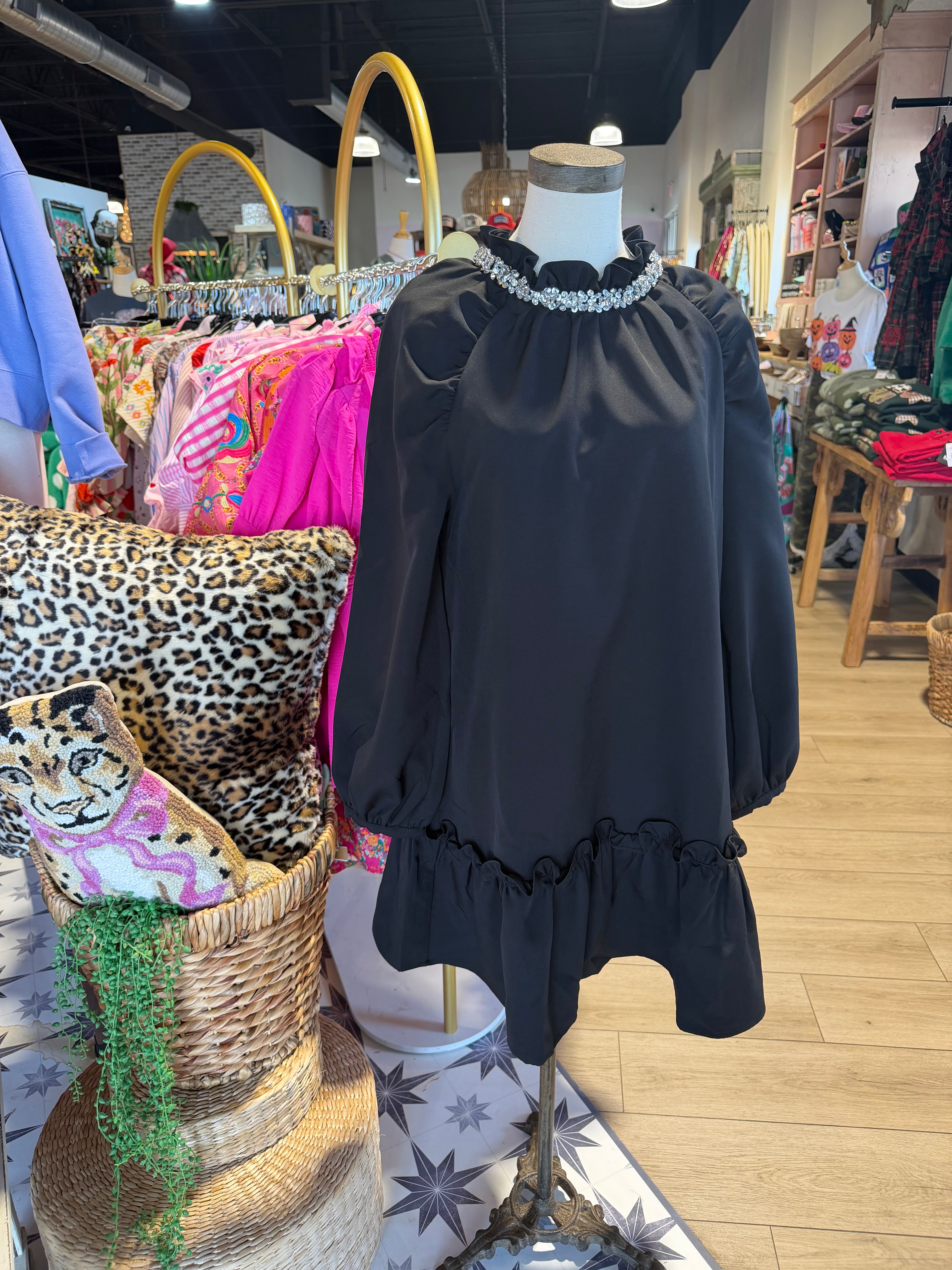 Flynn Black Dress