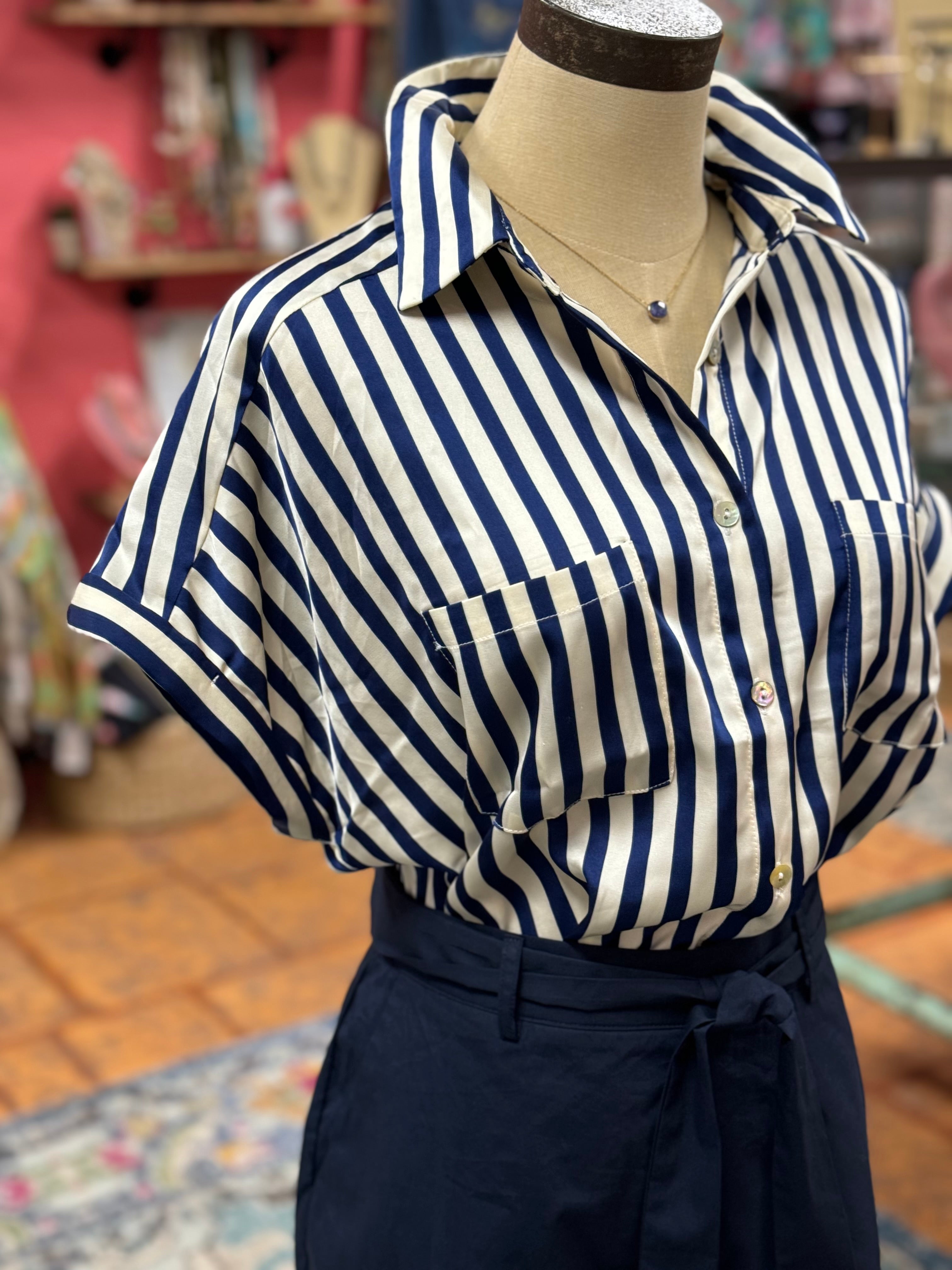 Giselle Stripe Top