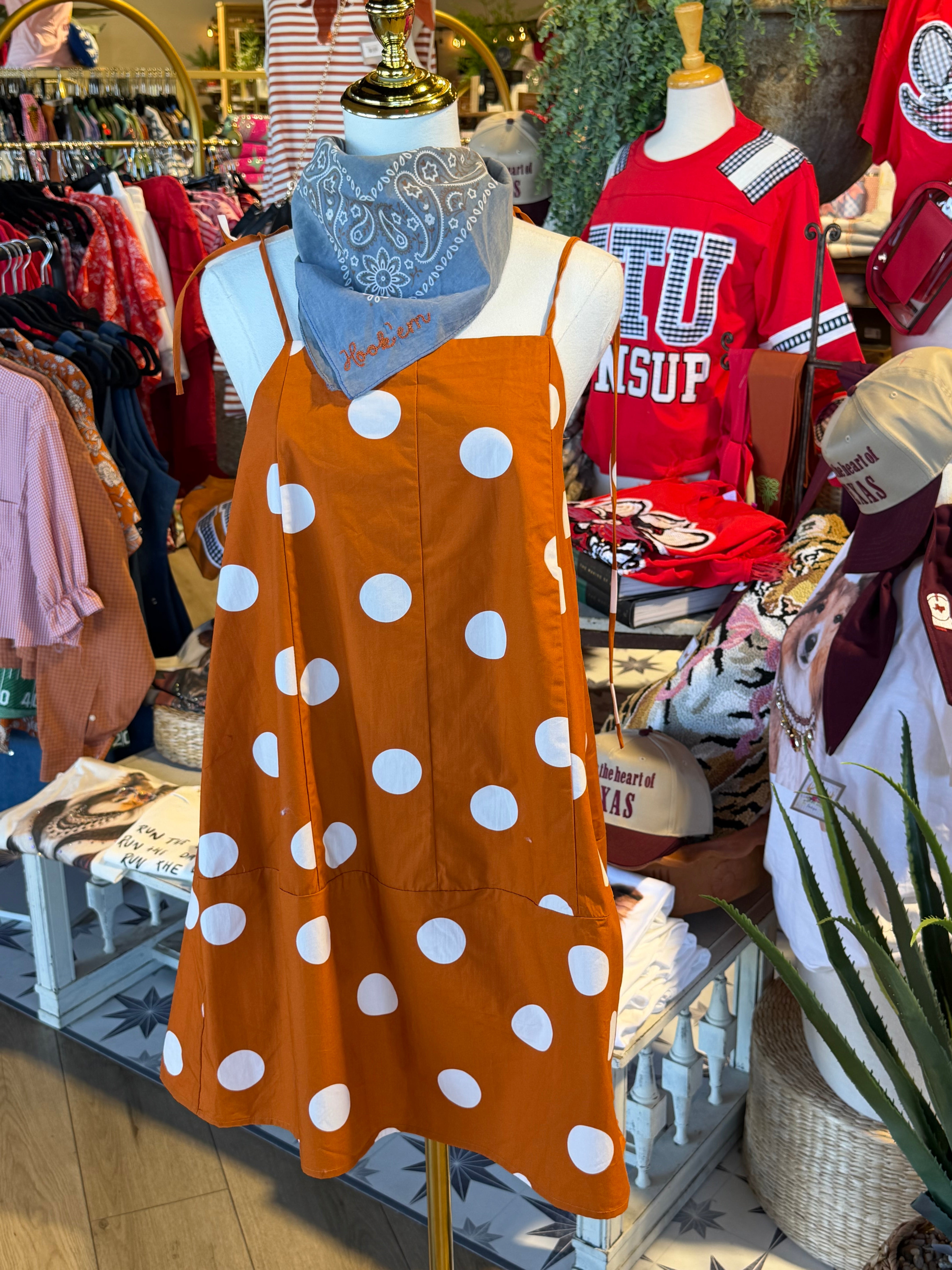 Game Day Polka Dot Dress