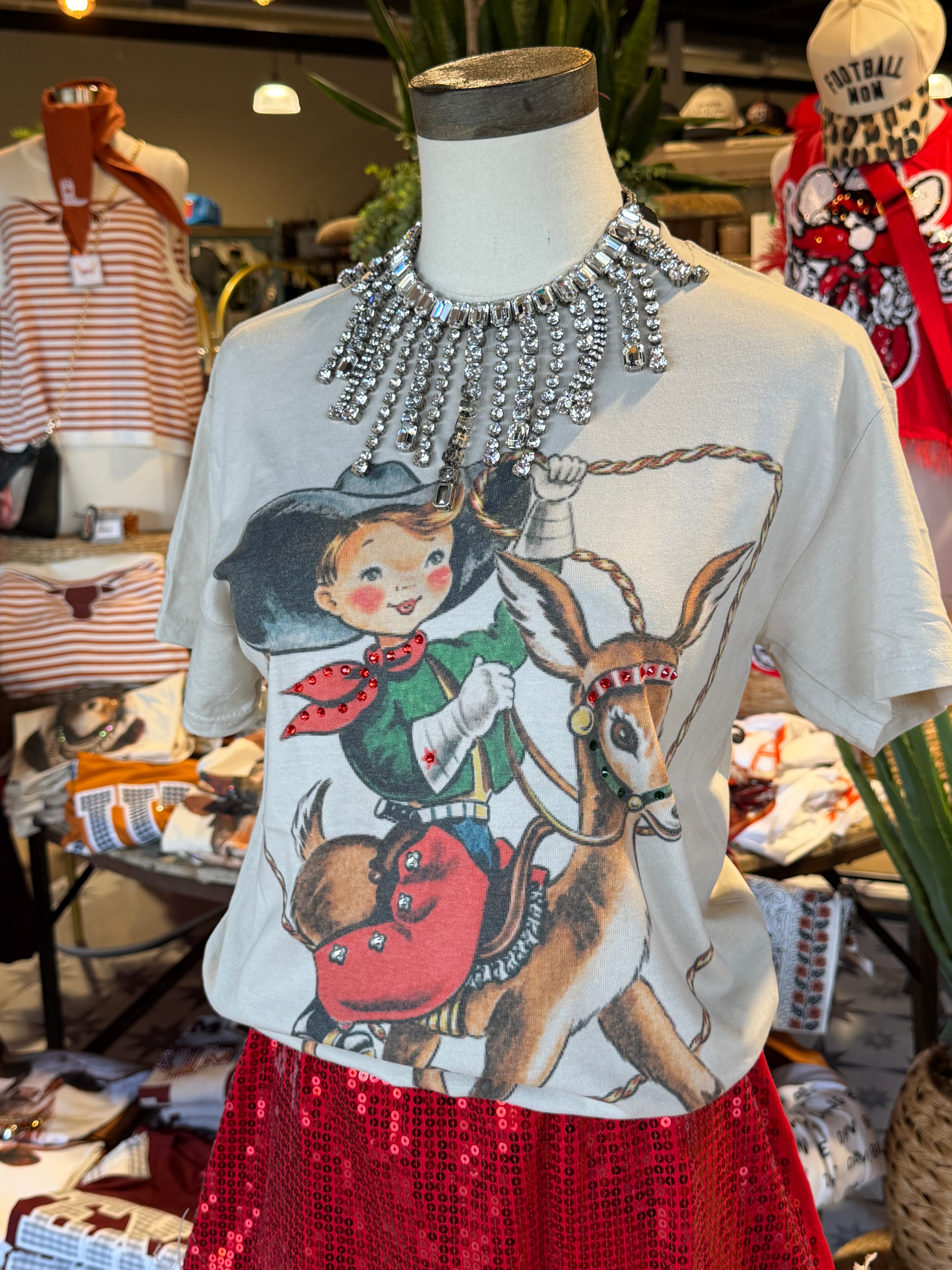 Christmas Cowboy Tee