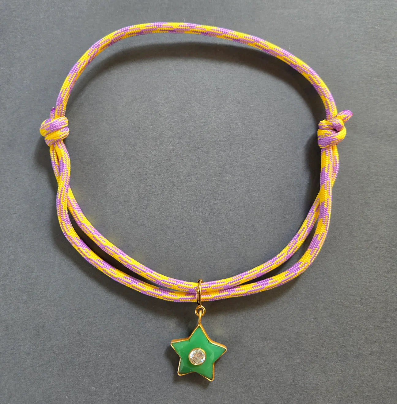 Chrysoprase Star Necklace