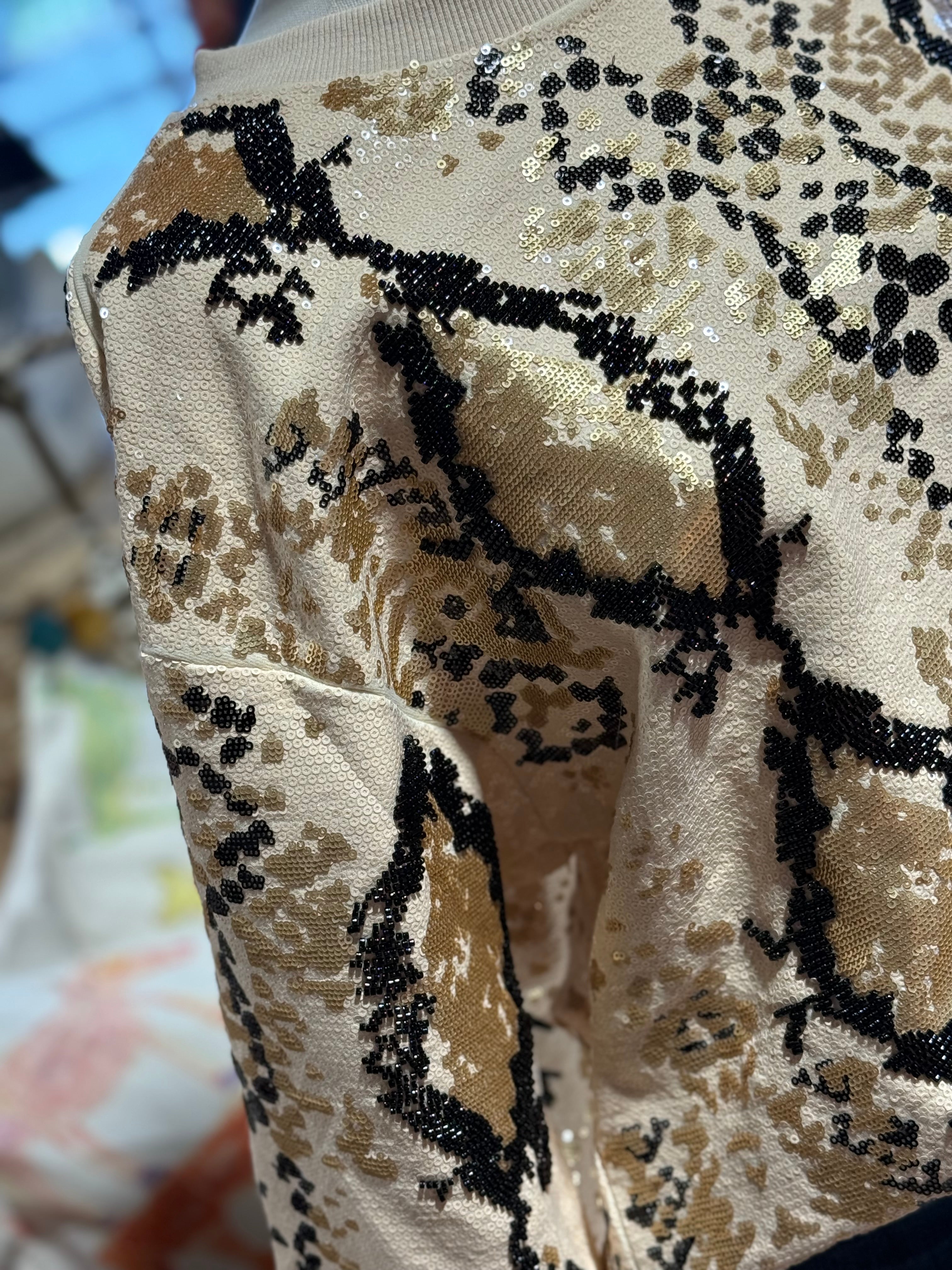 Slitthery Python Sweatshirt