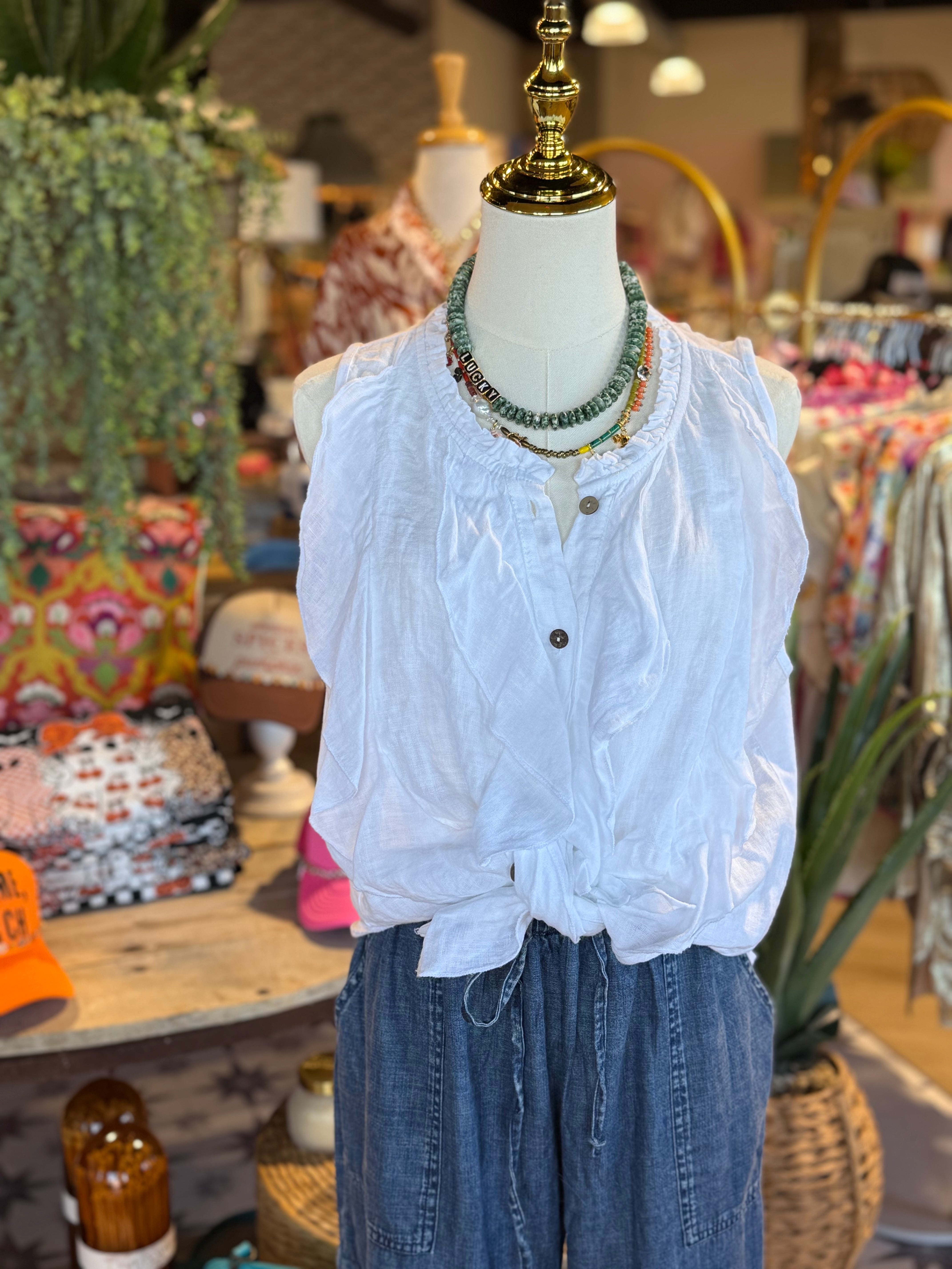 Kimberly Ruffle Tank