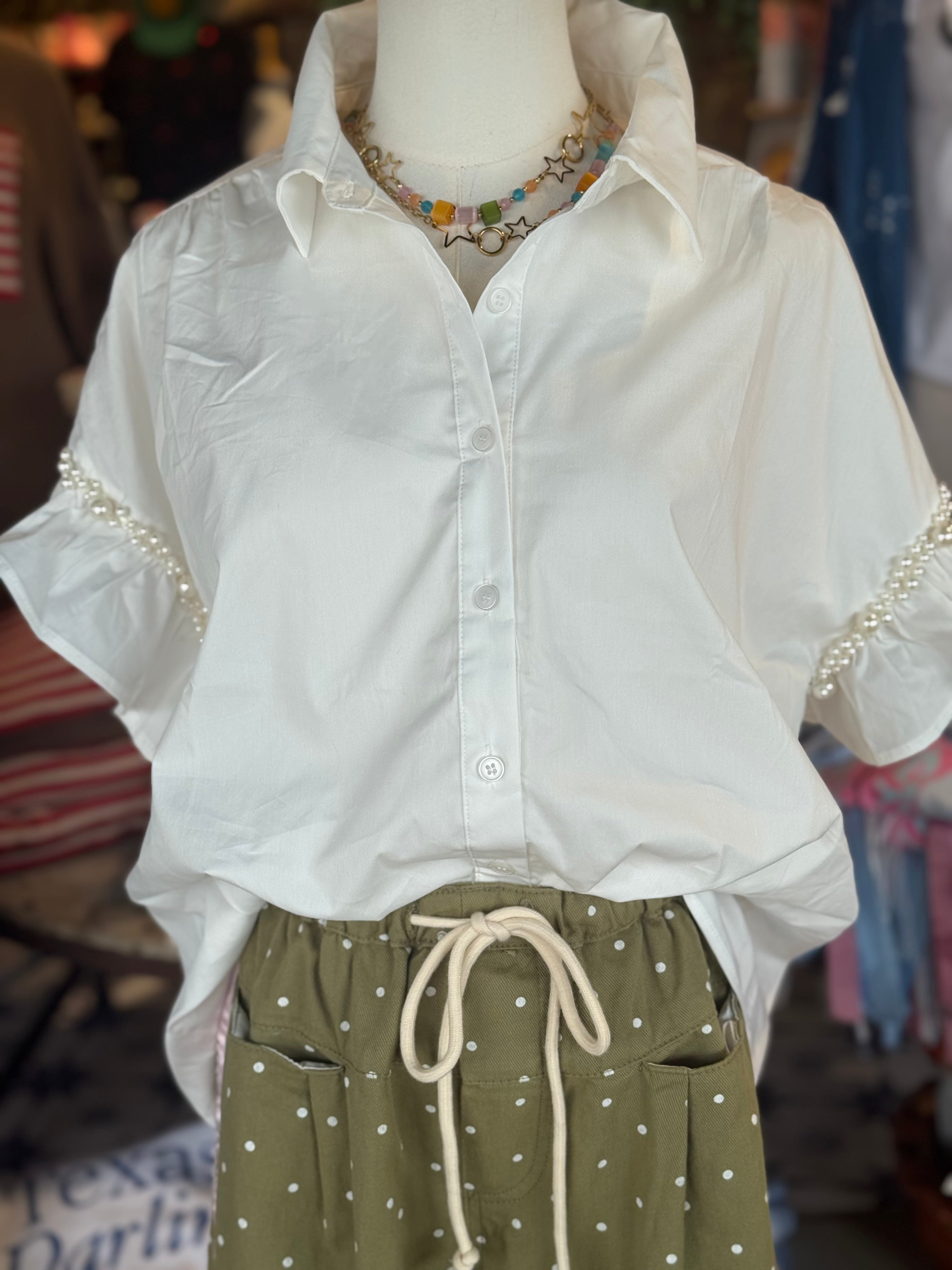 Janet Pearl Top
