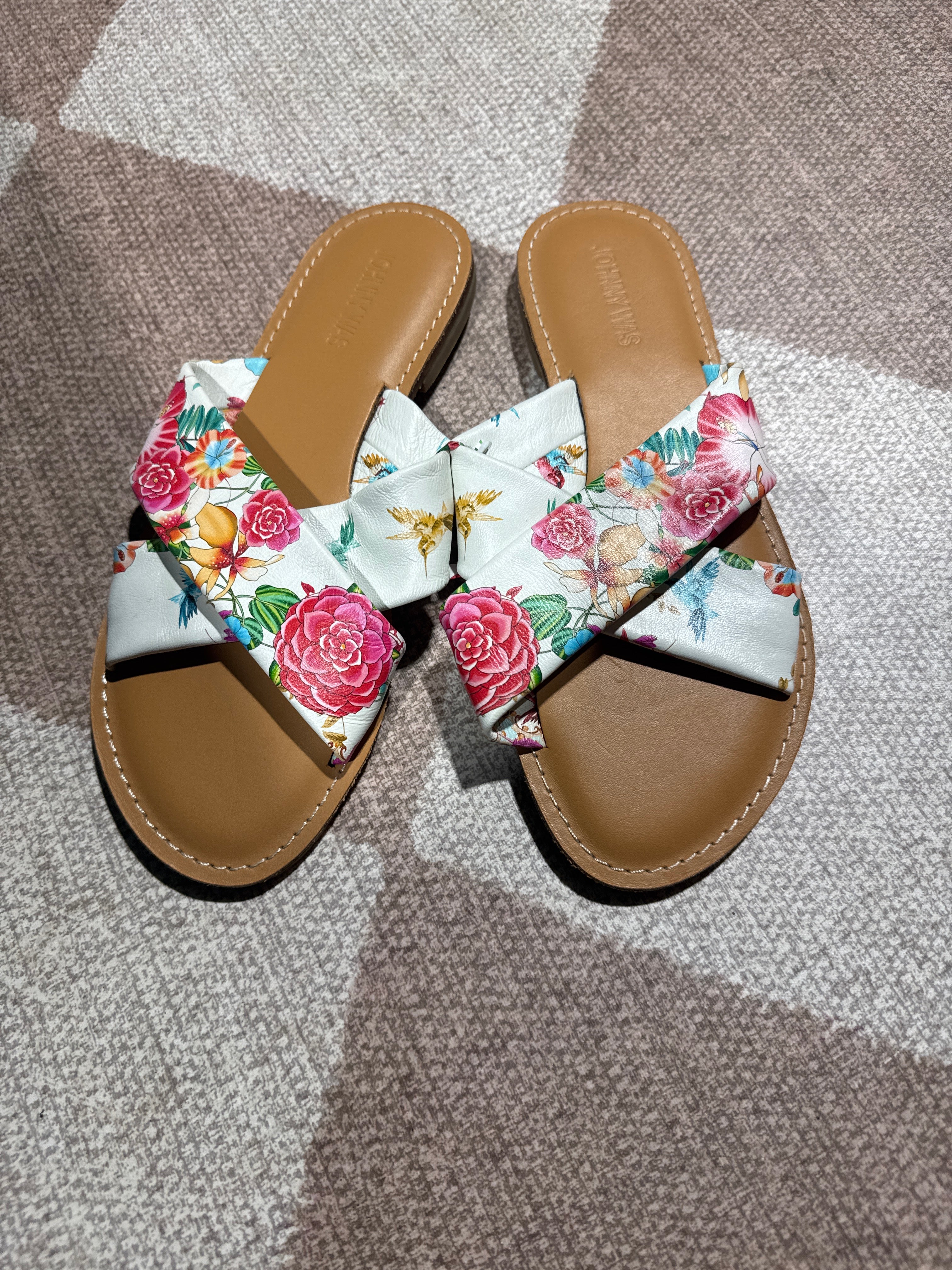 Andra Floral Sandals