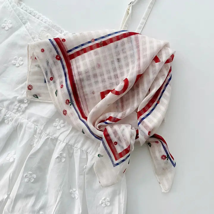 Gardens & Bow Scarf- Assorted