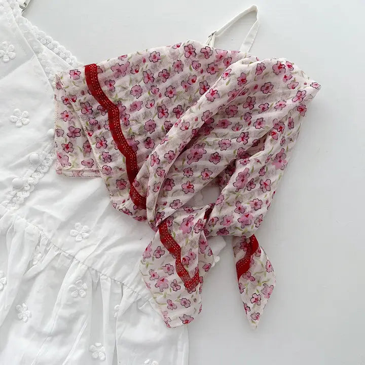 Gardens & Bow Scarf- Assorted