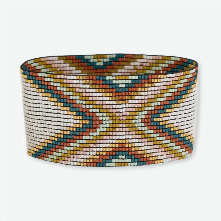Brooklyn Diamond Beaded Cuff