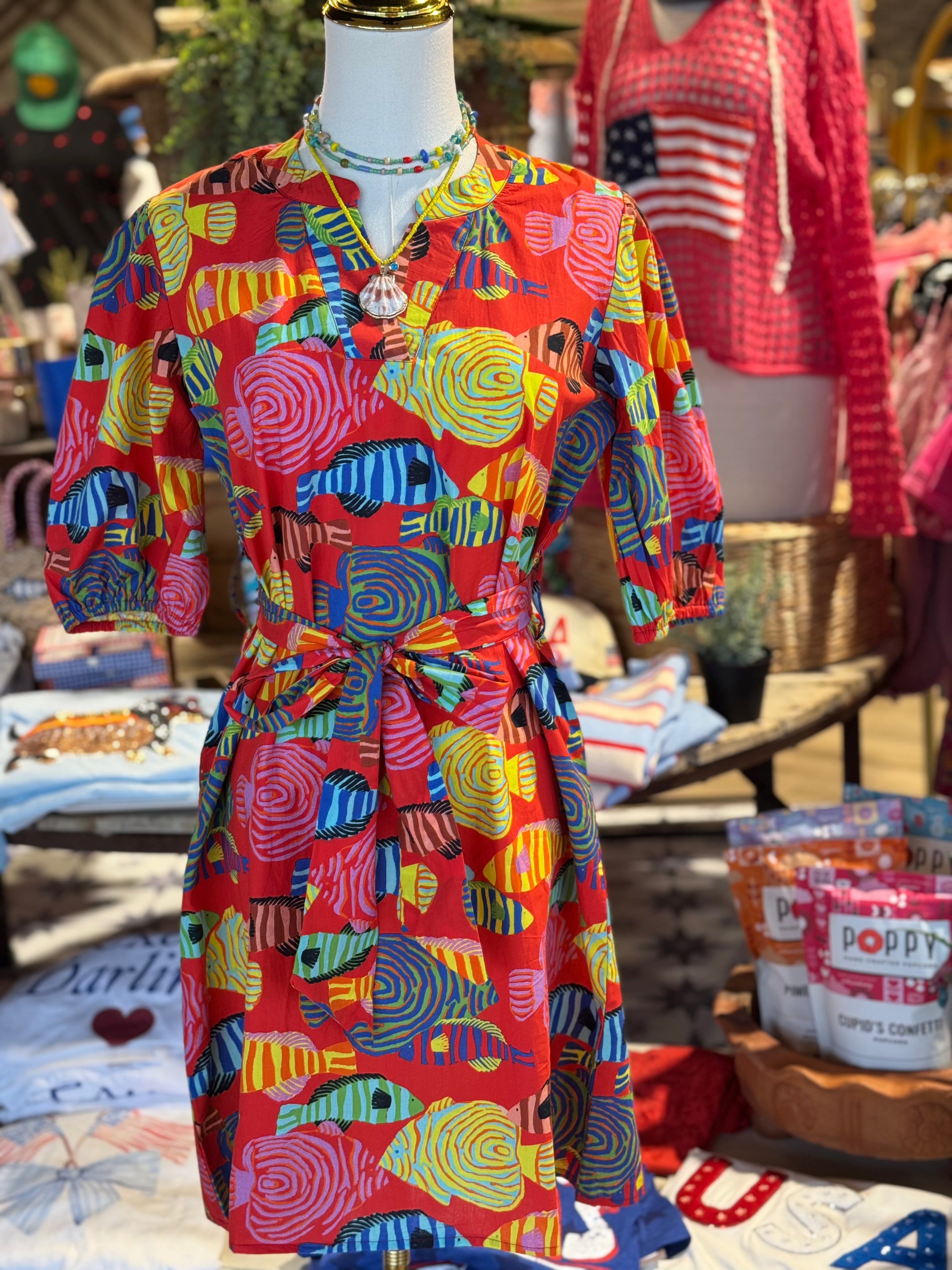 Aquatic Tunic Dress