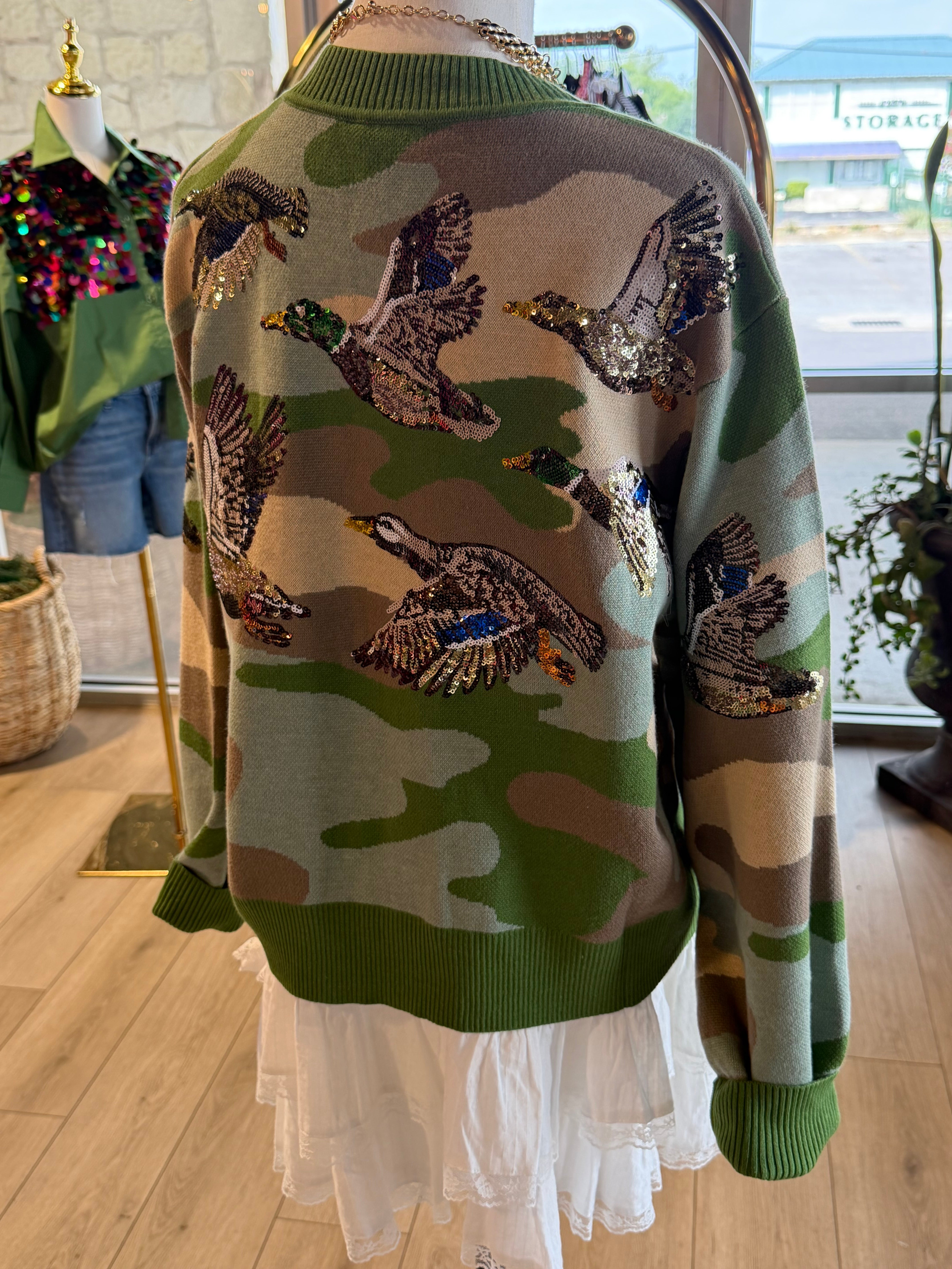 Camo Ducks Flying