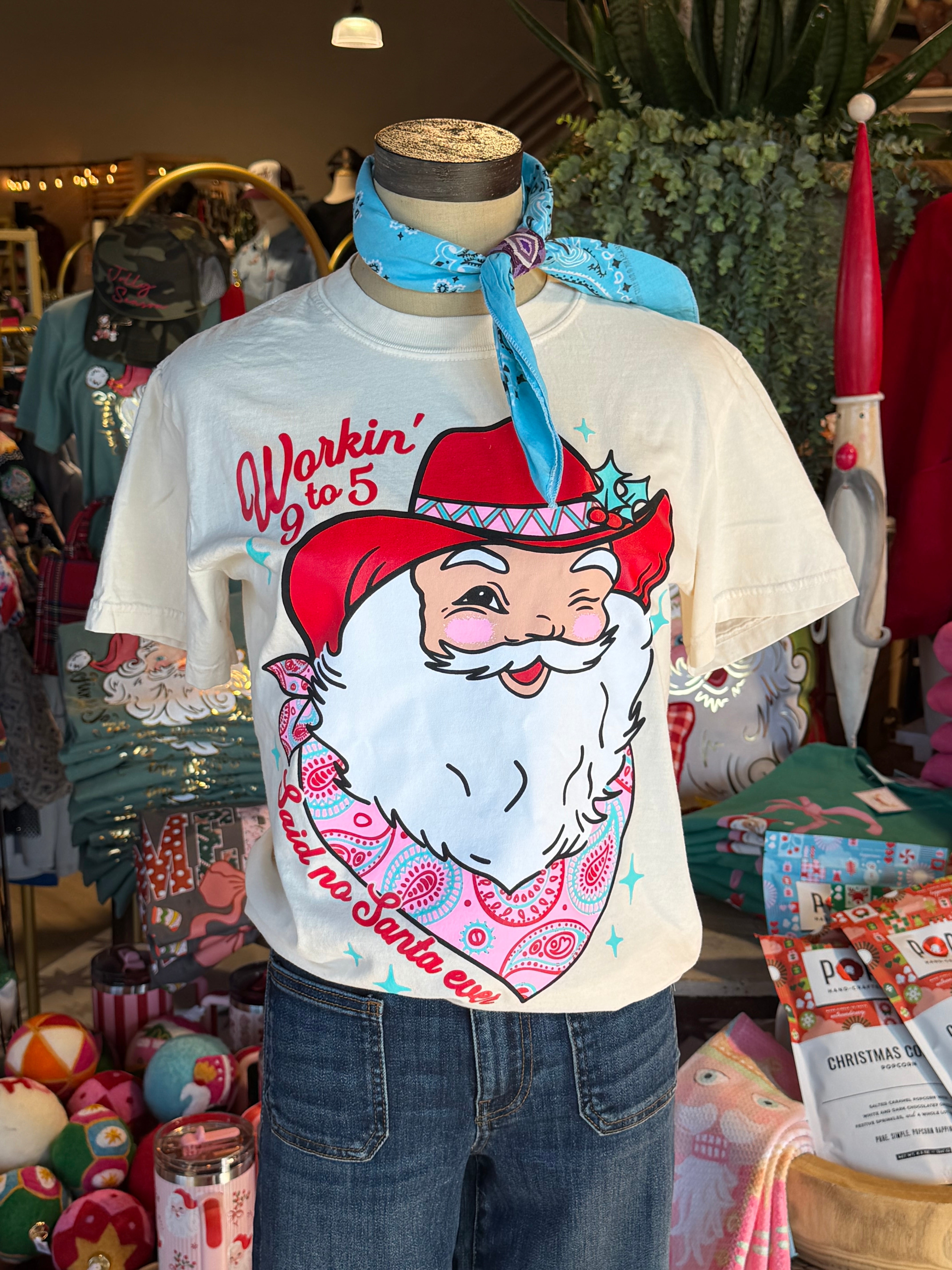 Western Santa Tee