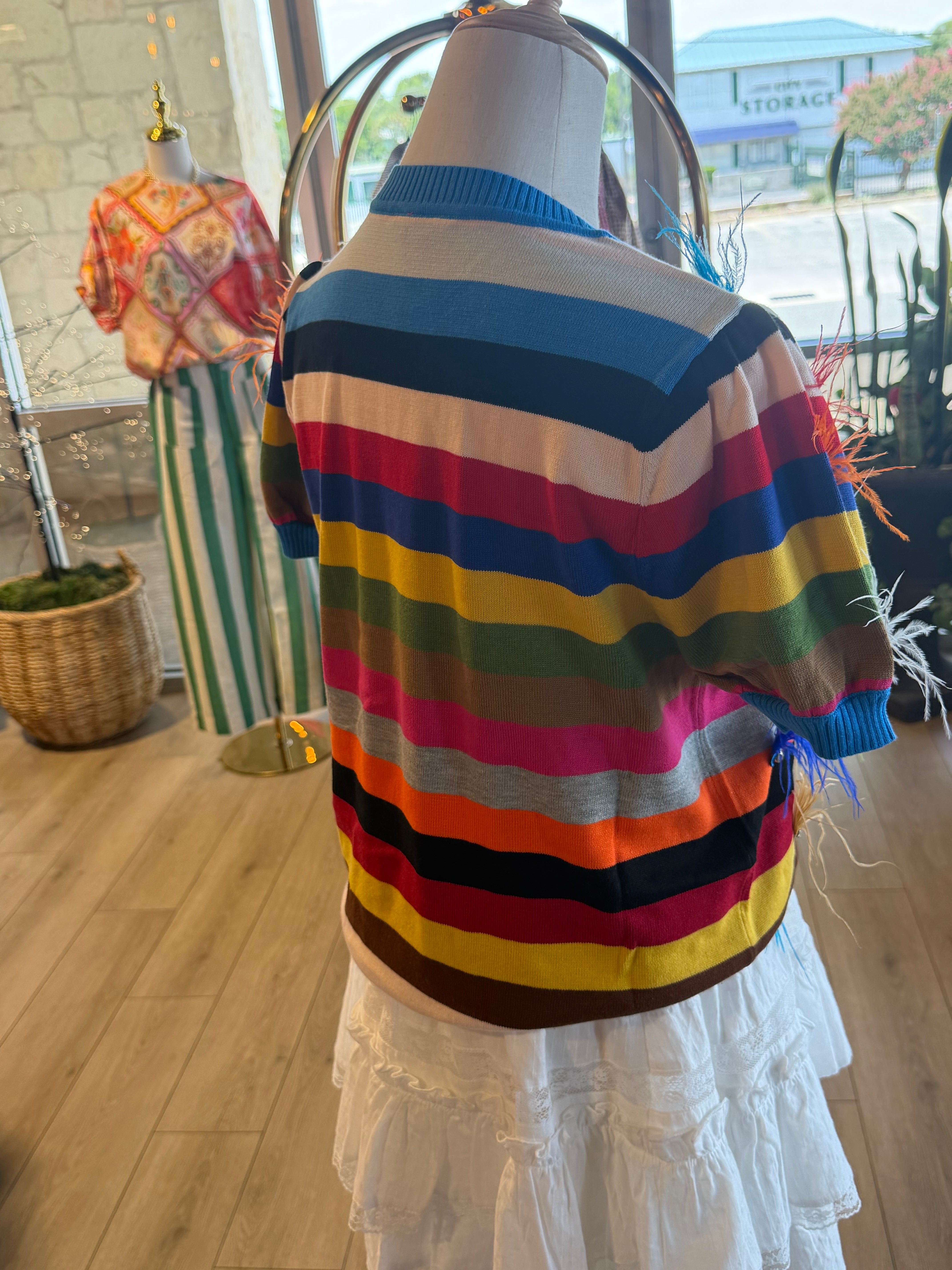 Feather Sweater Tee