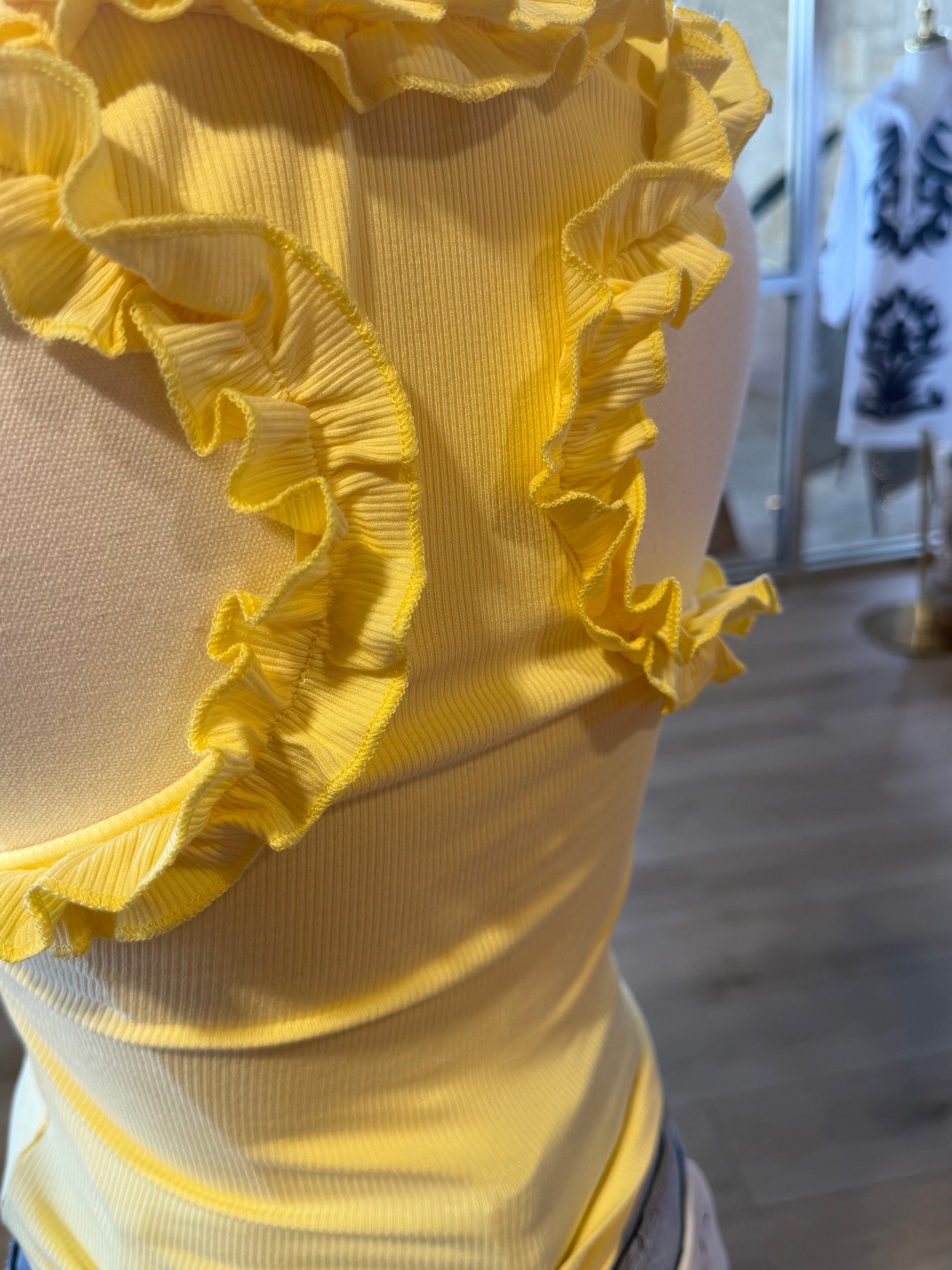 Buttery Ruffle Tank
