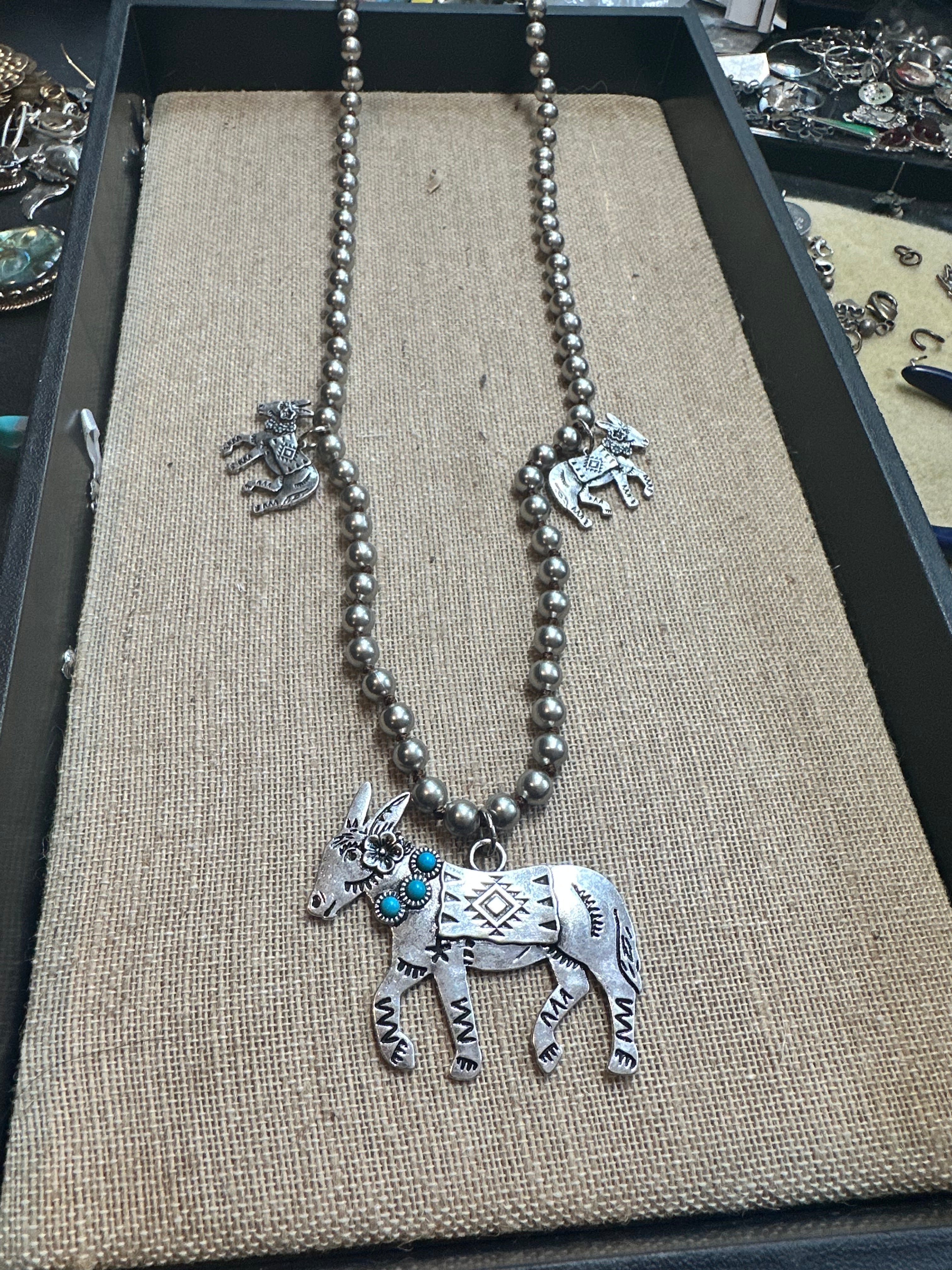 Herd of Donkeys Necklace