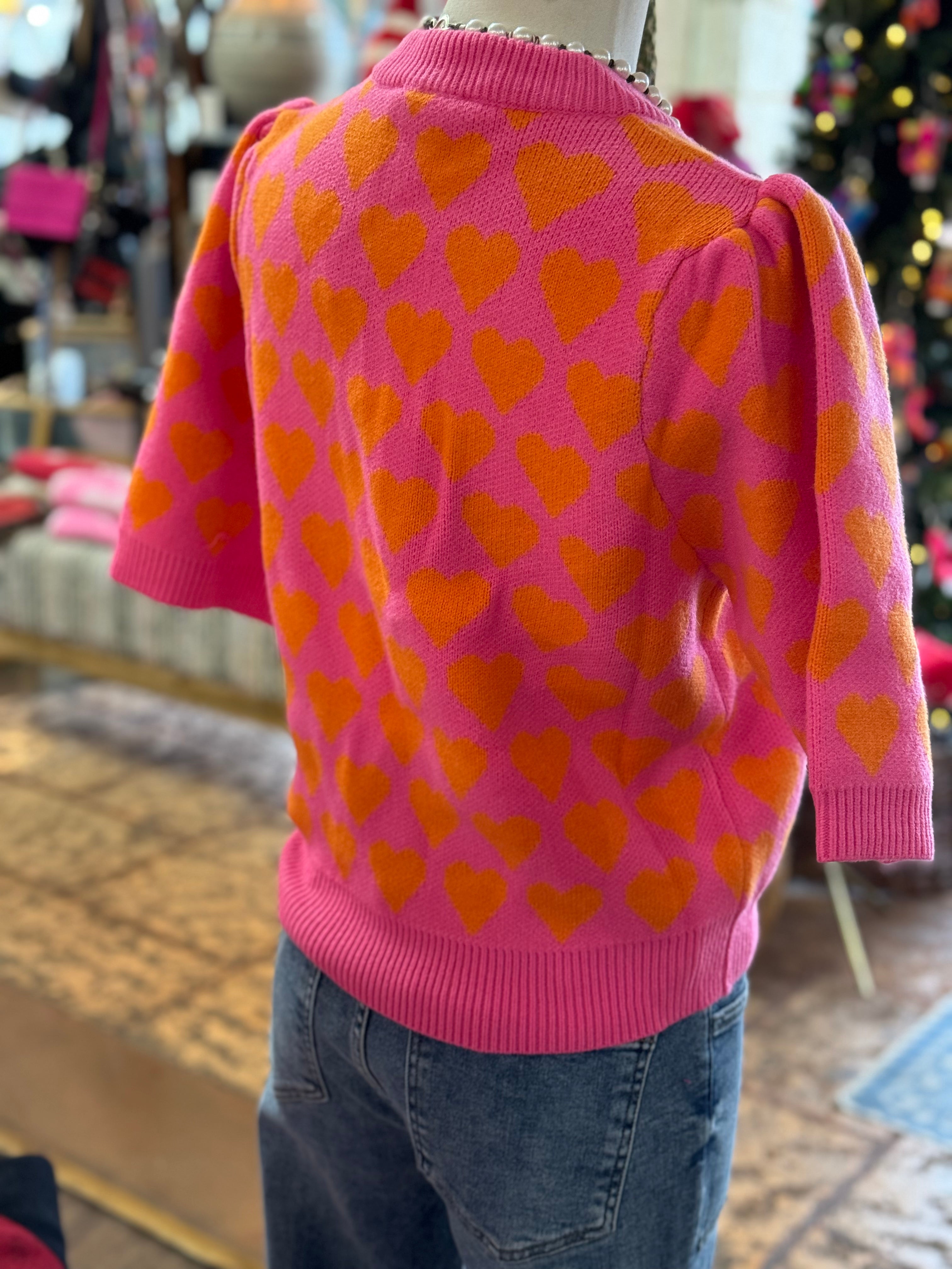 Mikayla Heart Sweater