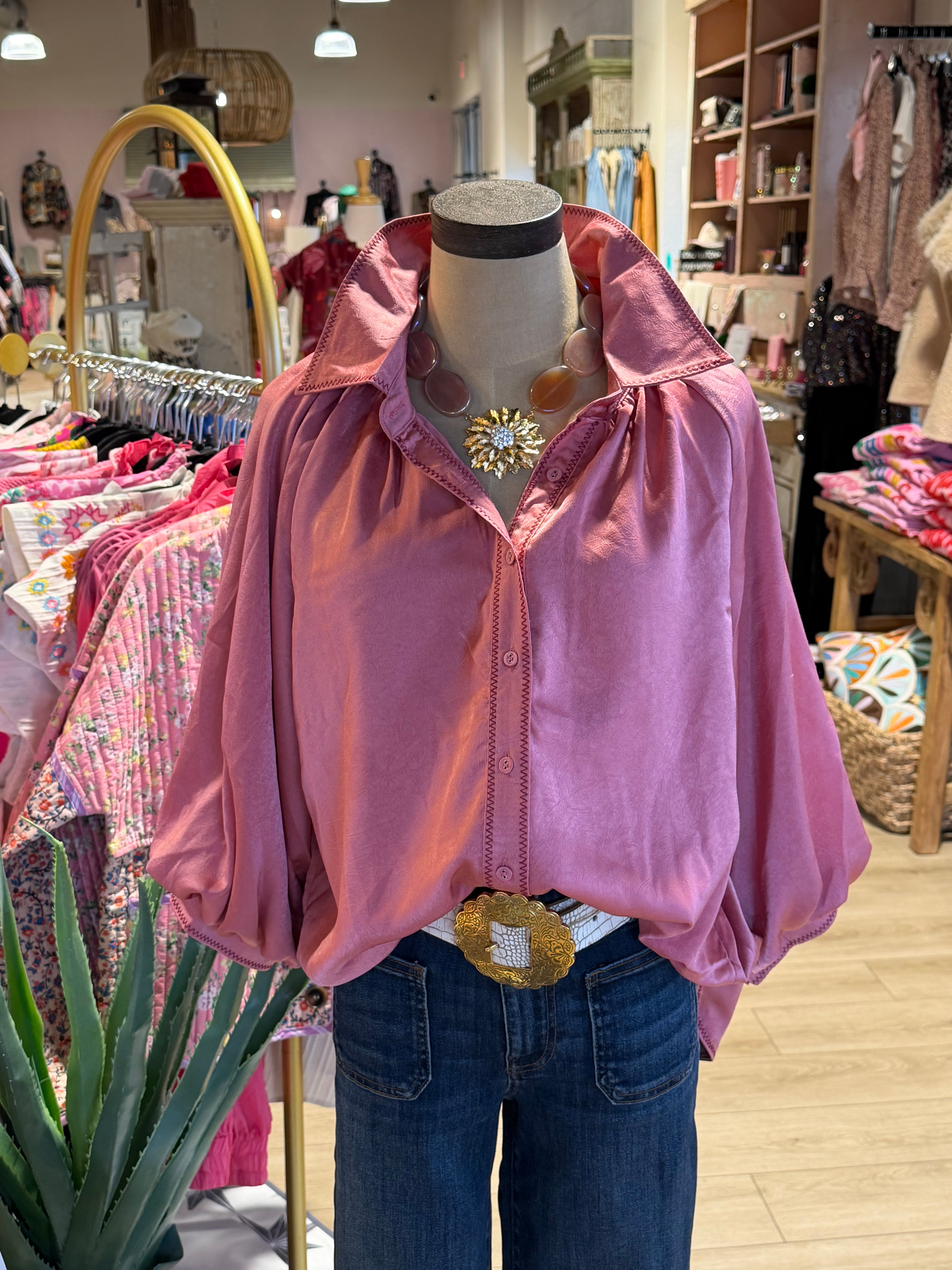 Iridescent Blush Estate Necklace