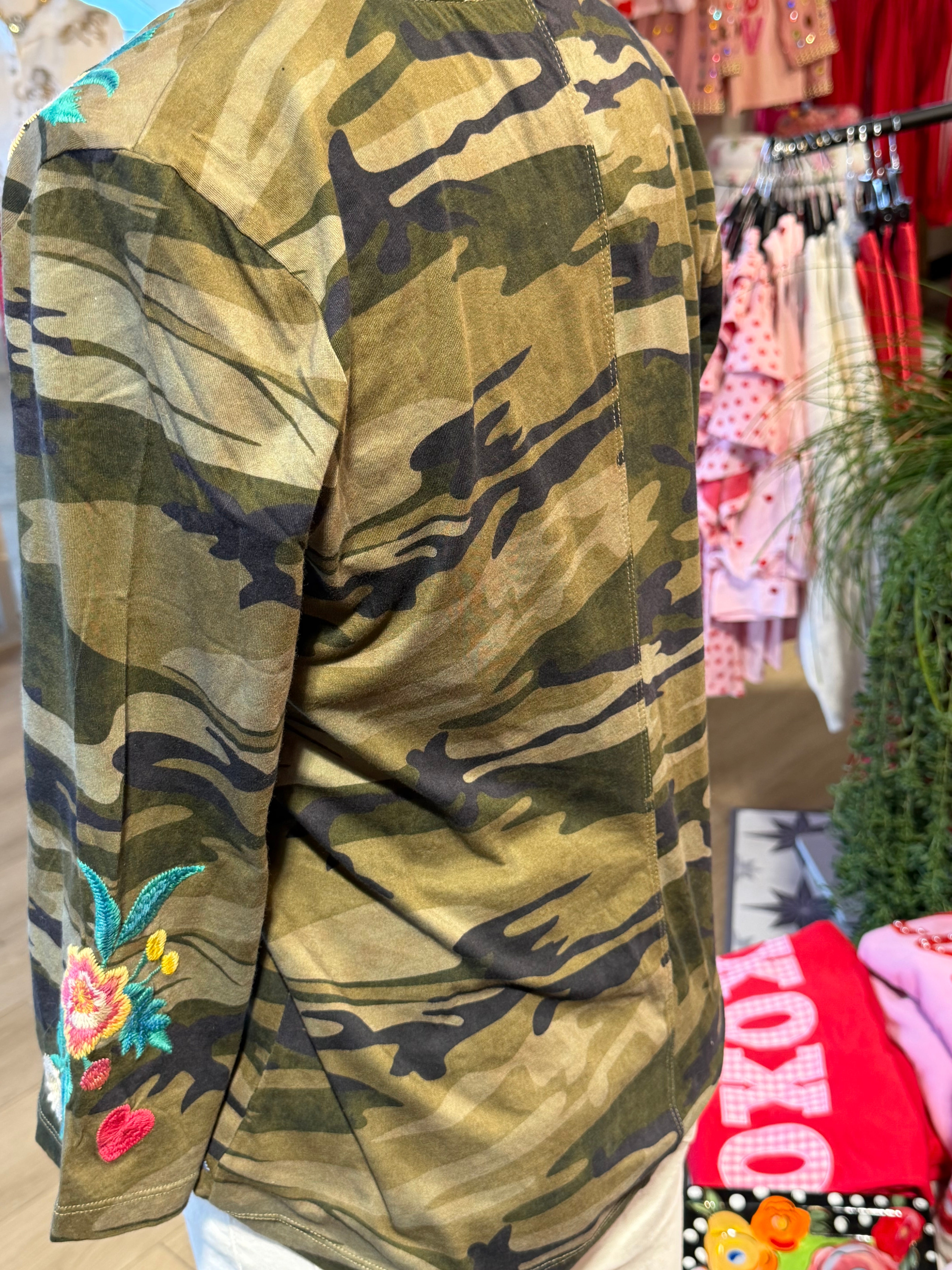 Molly Camo Top