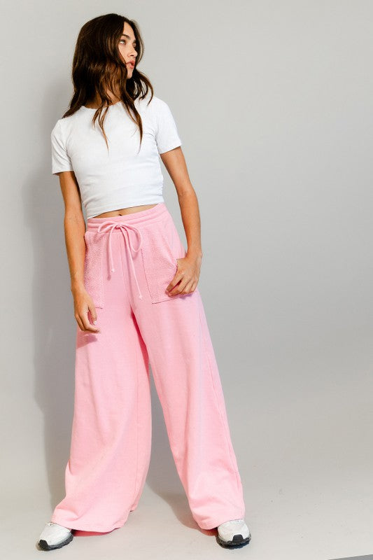 French Terry Pink Pants