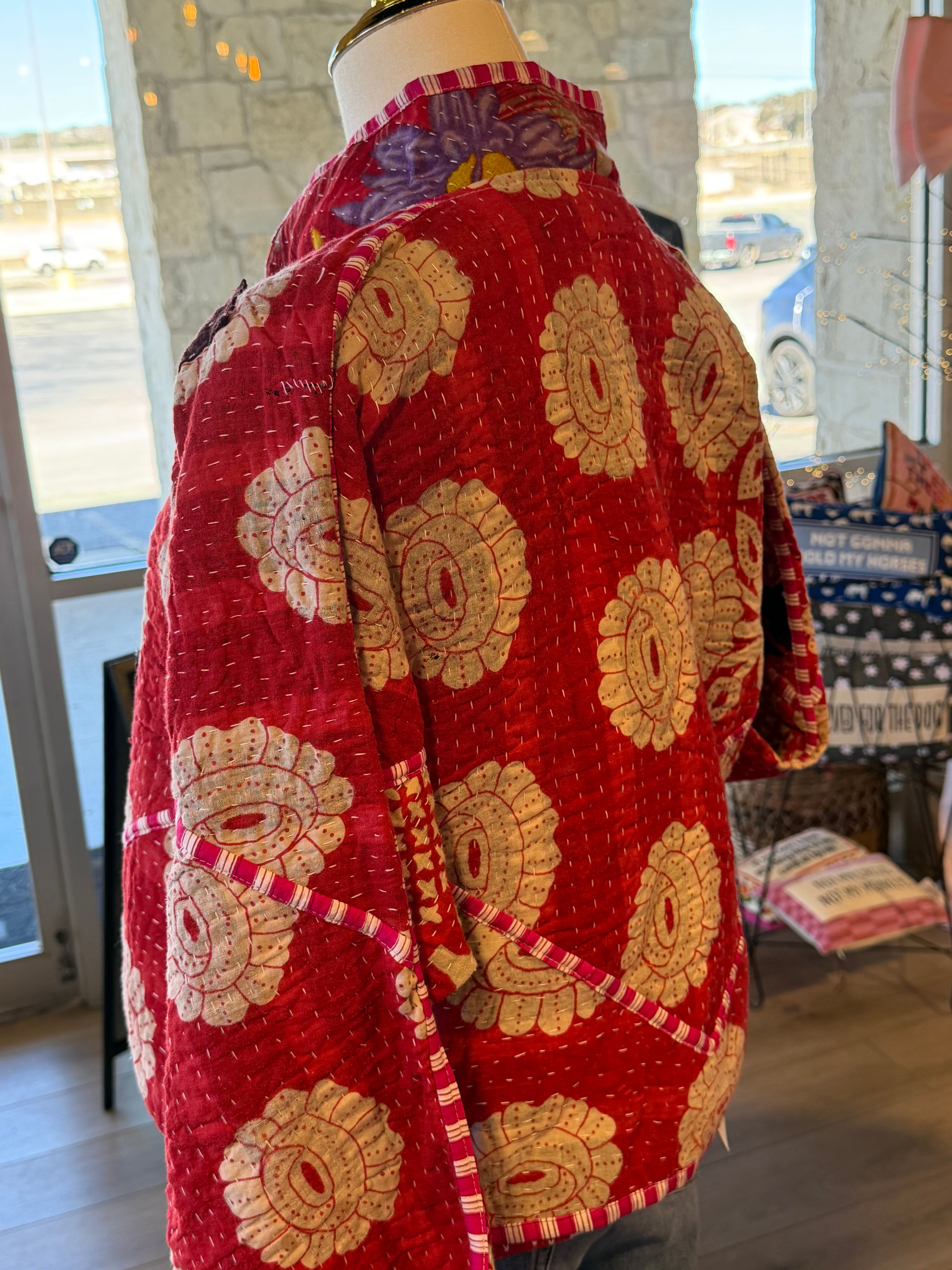 Kantha Print Jackets I- 2 Styles