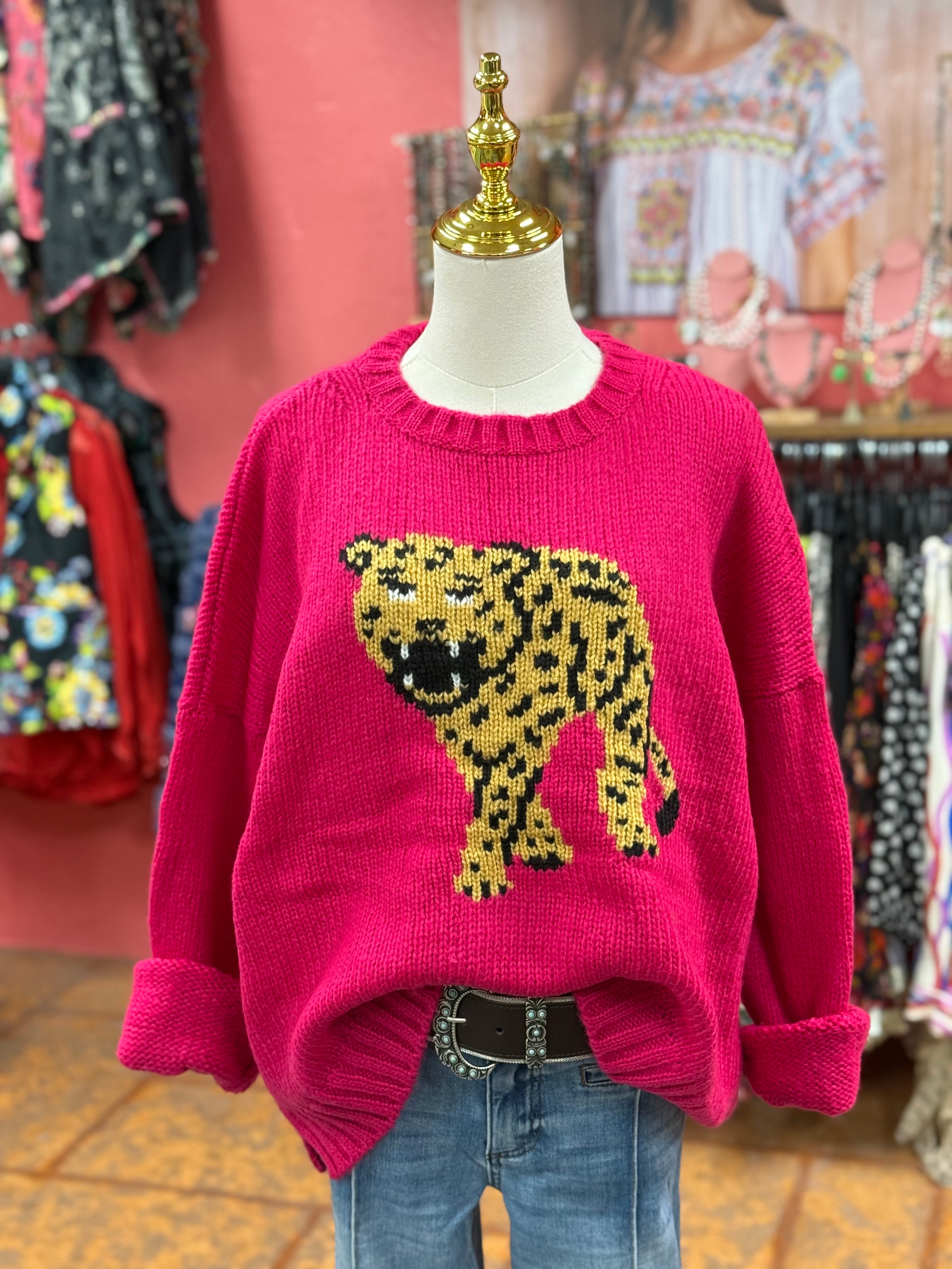 Ranaldo Leopard Sweater