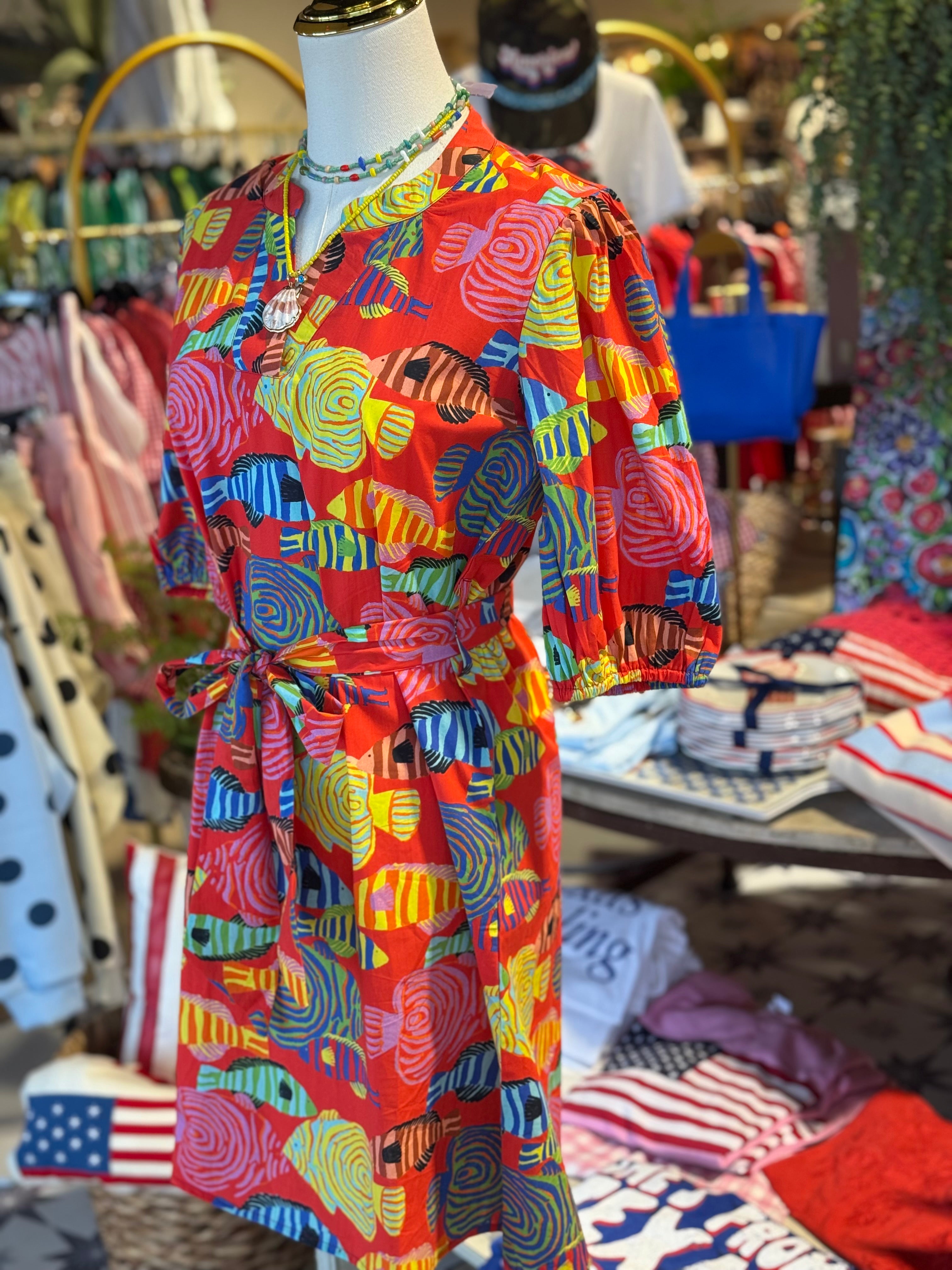 Aquatic Tunic Dress