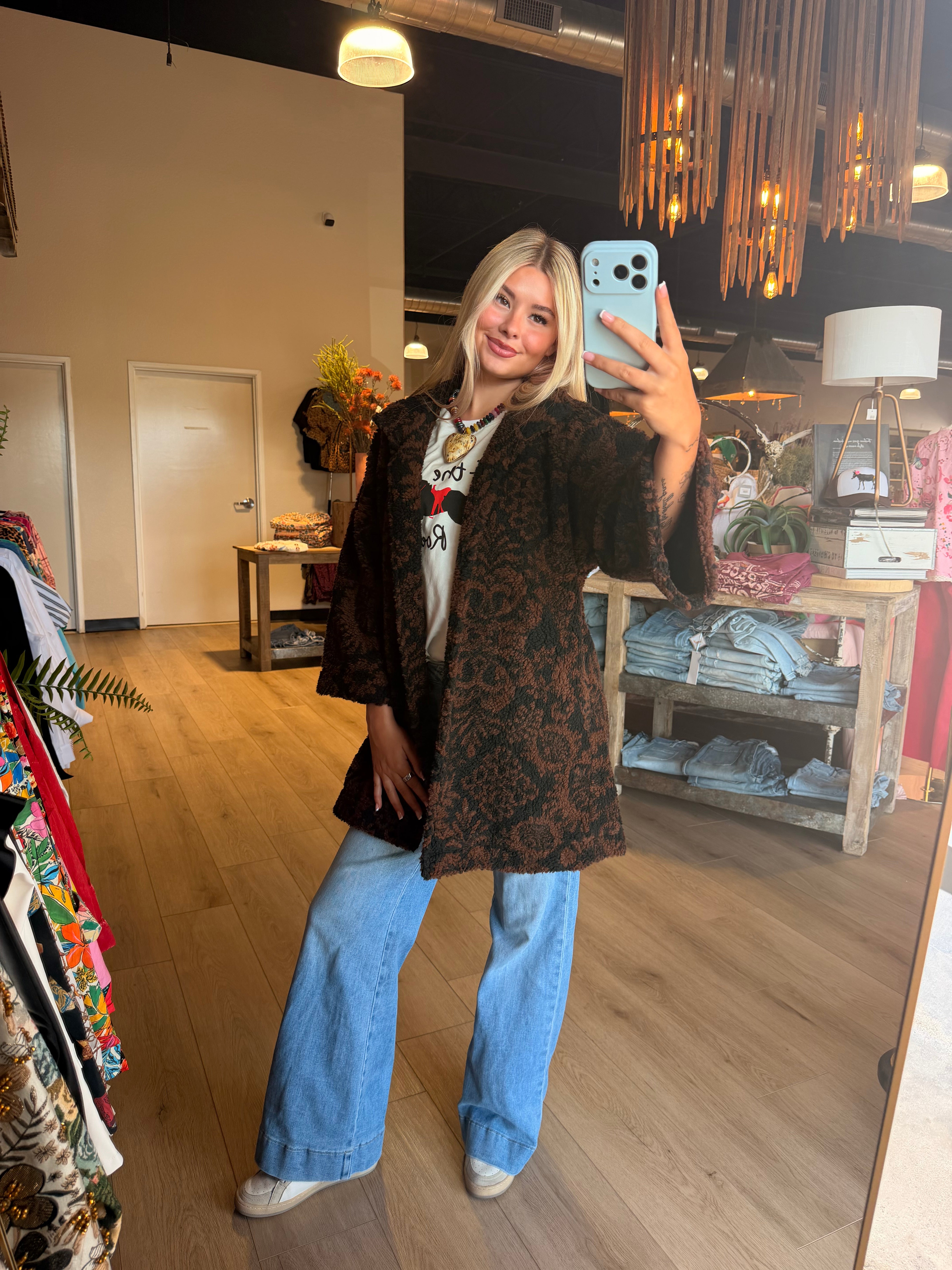 Tapestry Sherpa Coat