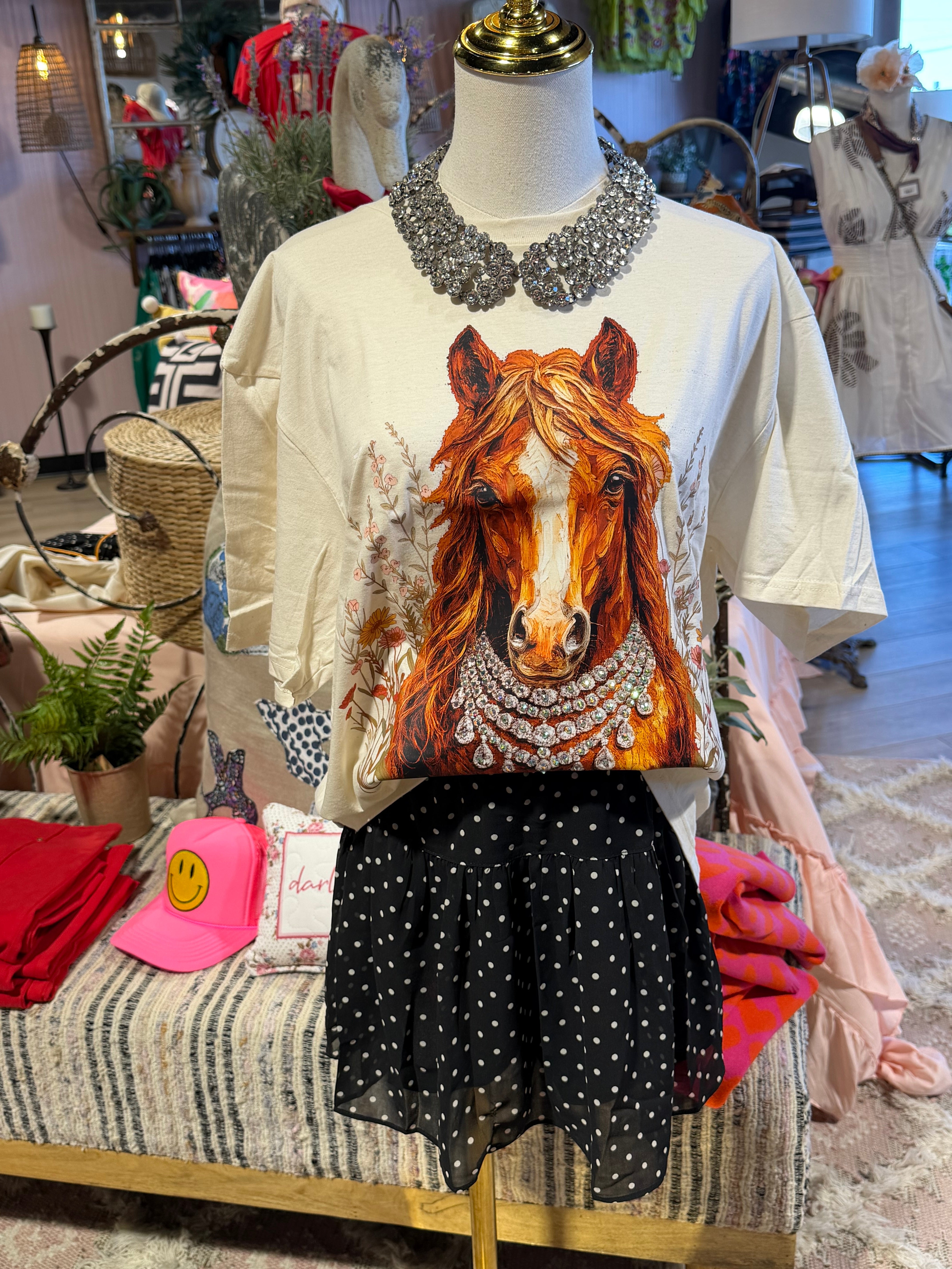 Crystal Horse Graphic Tee