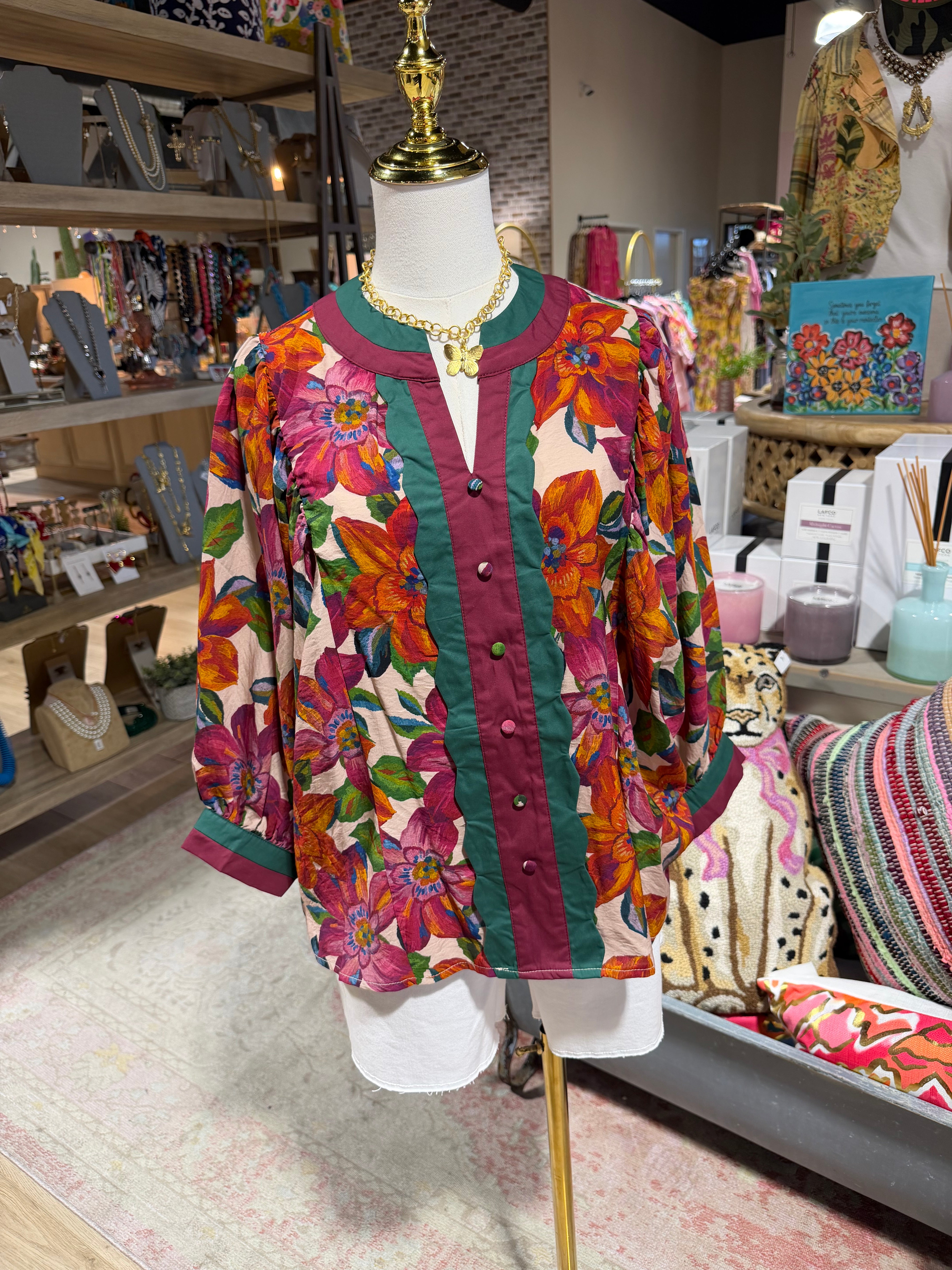 Bianca Floral Top