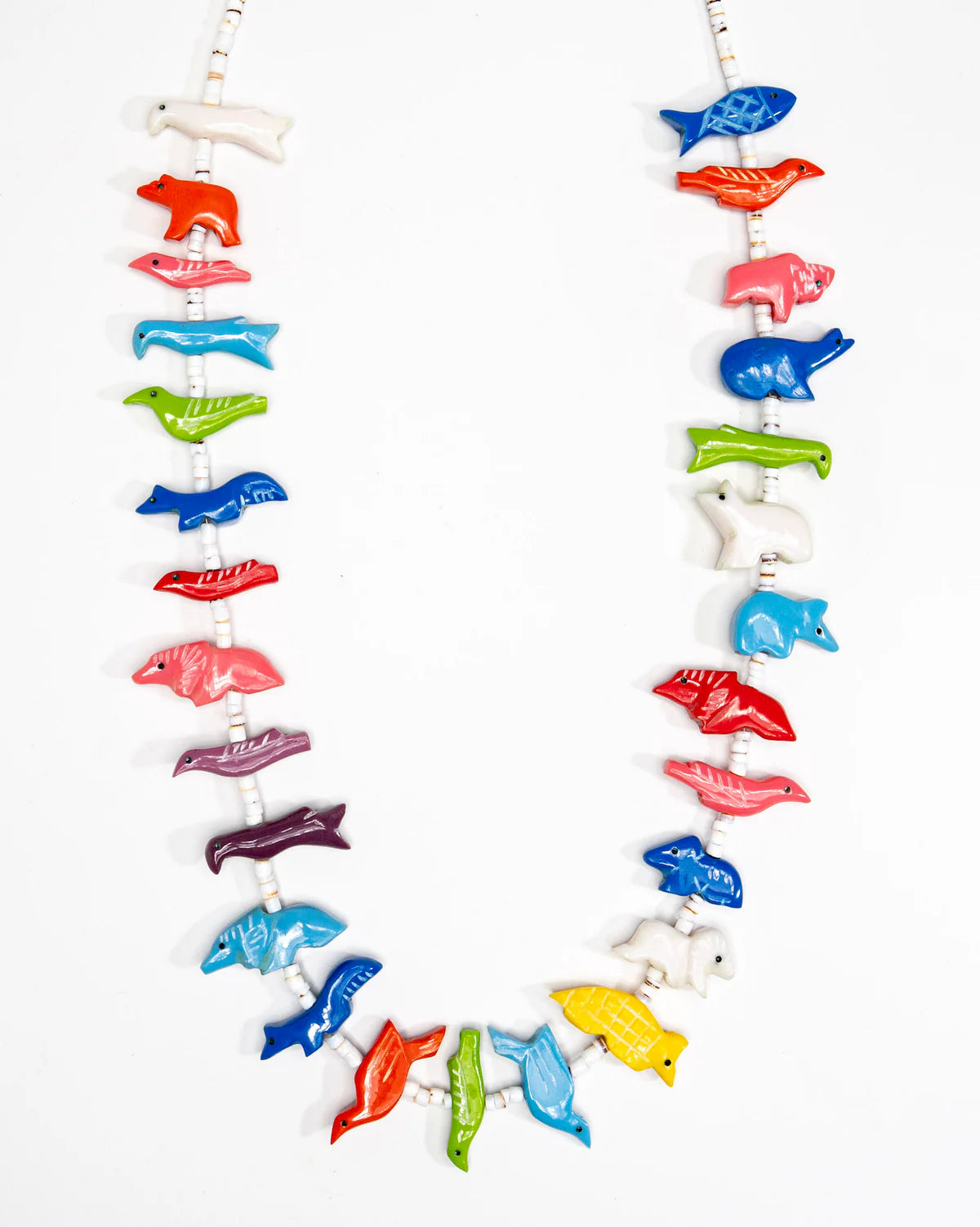 Long Mixed Fetish Necklace