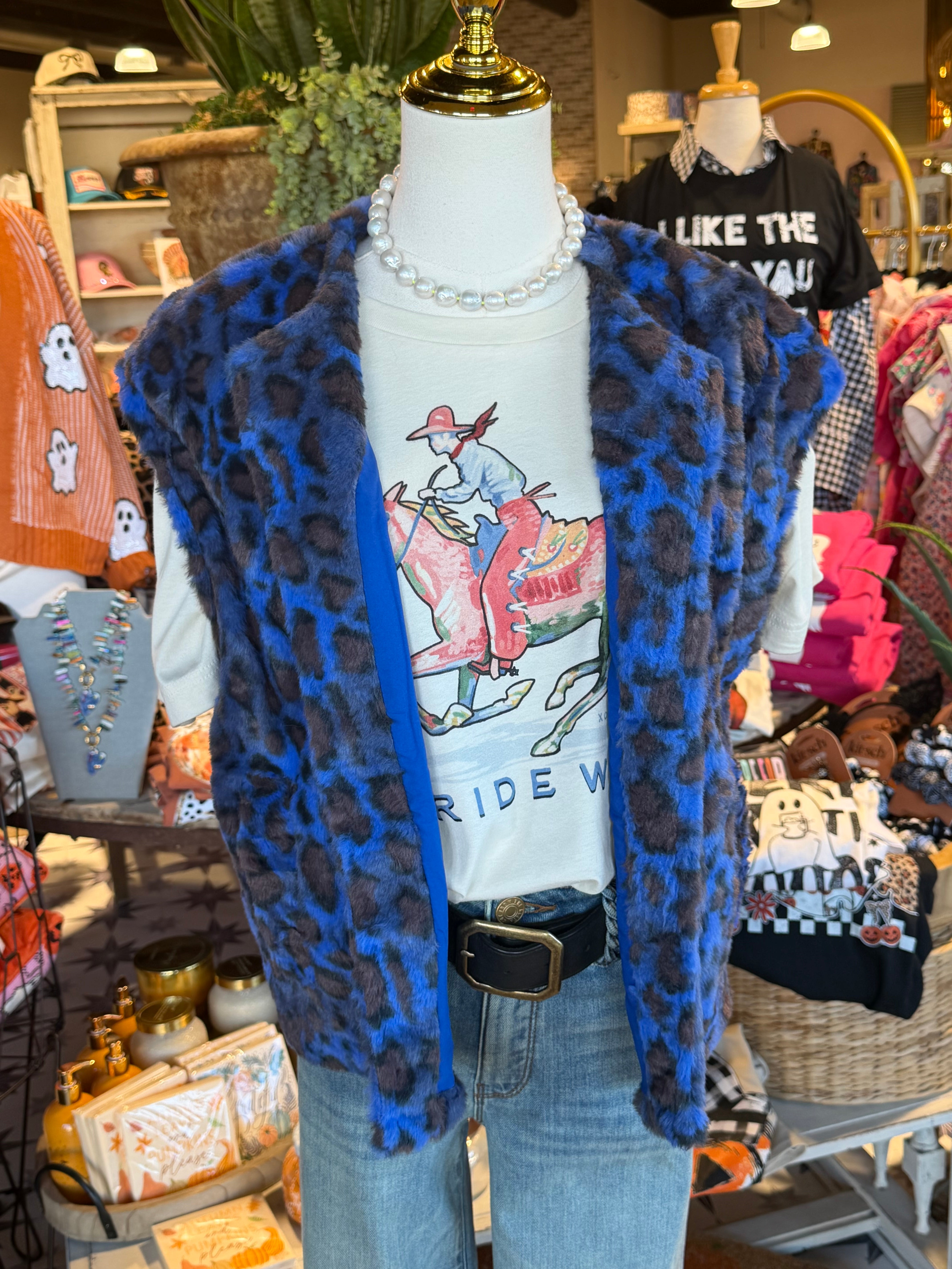 Electric Leopard Vest