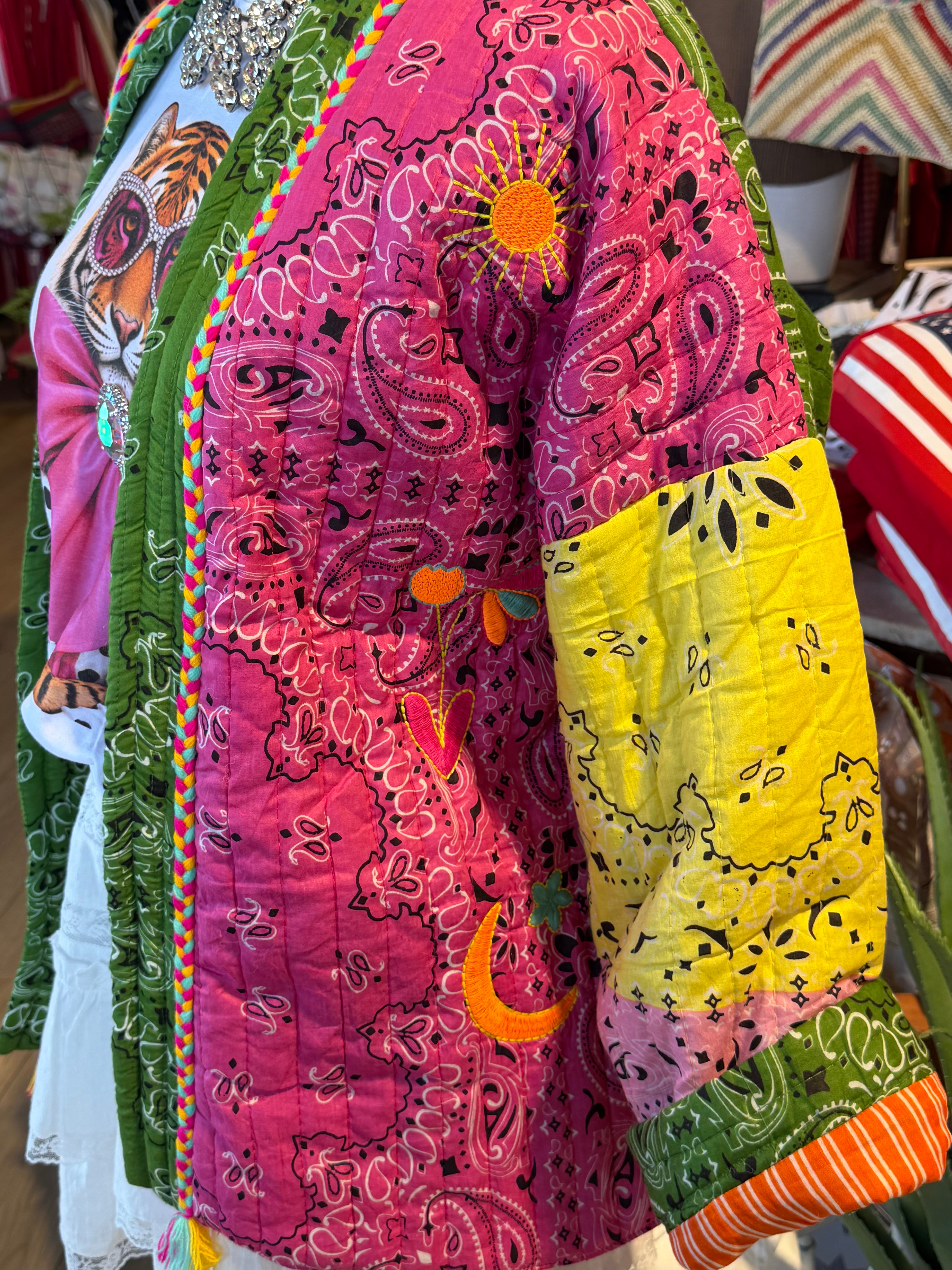 Kiki Bandana Quilted Jacket
