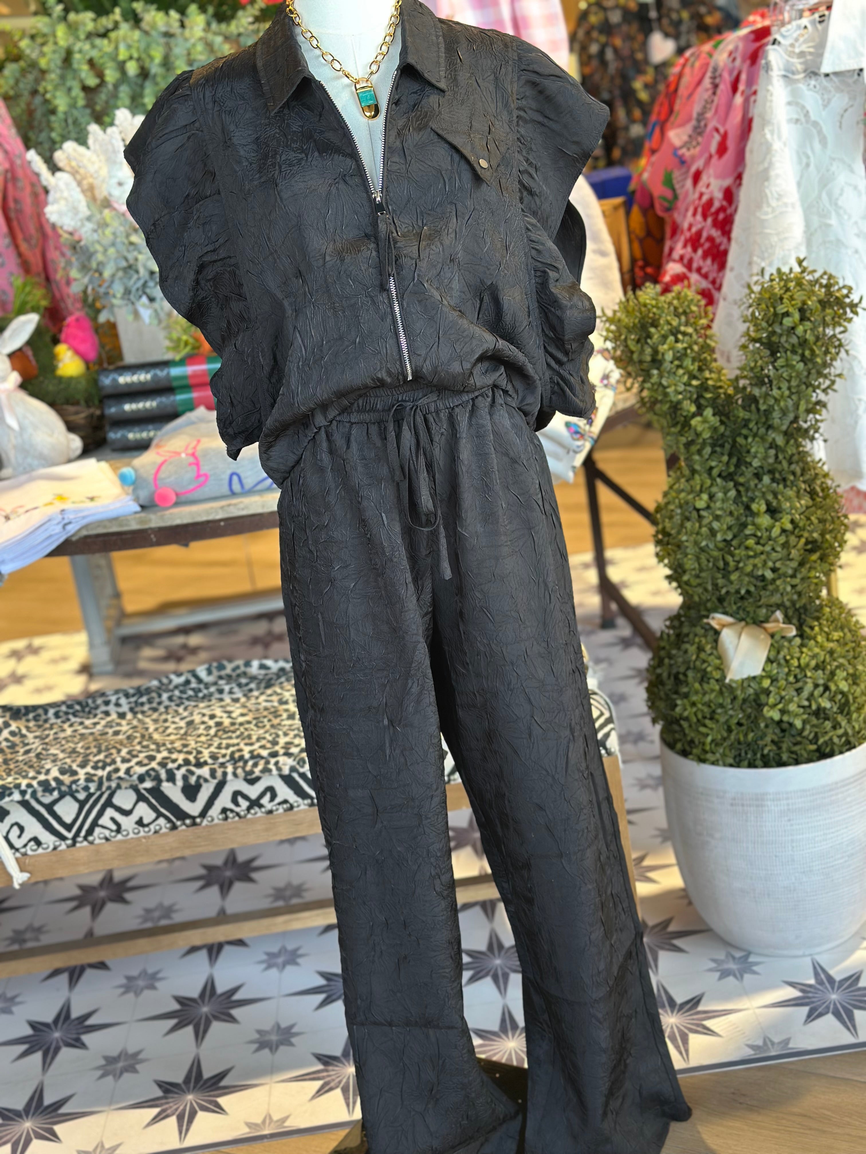 Alisha Zip Ruffle Jacket