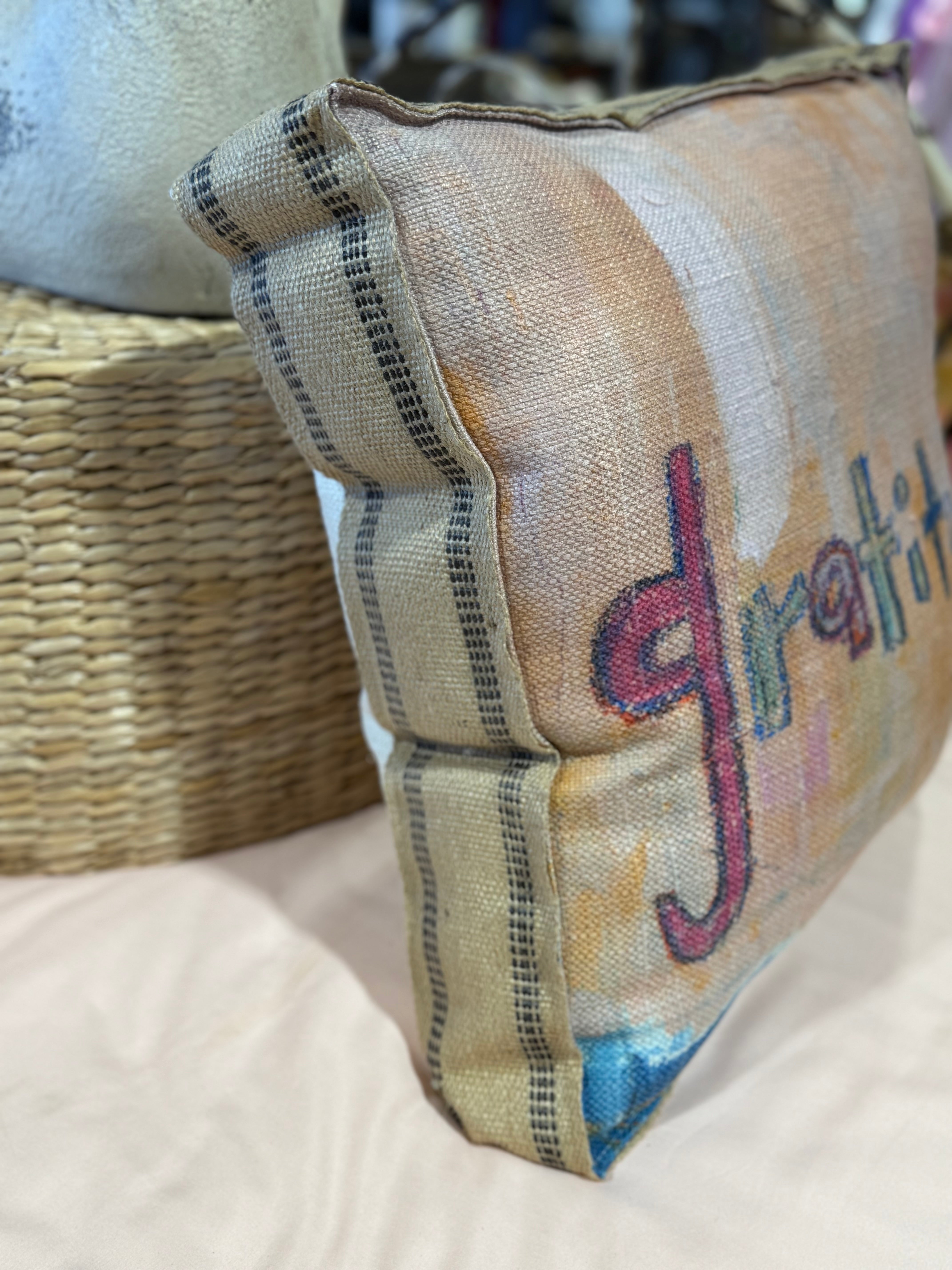 Gratitude Custom Pillow