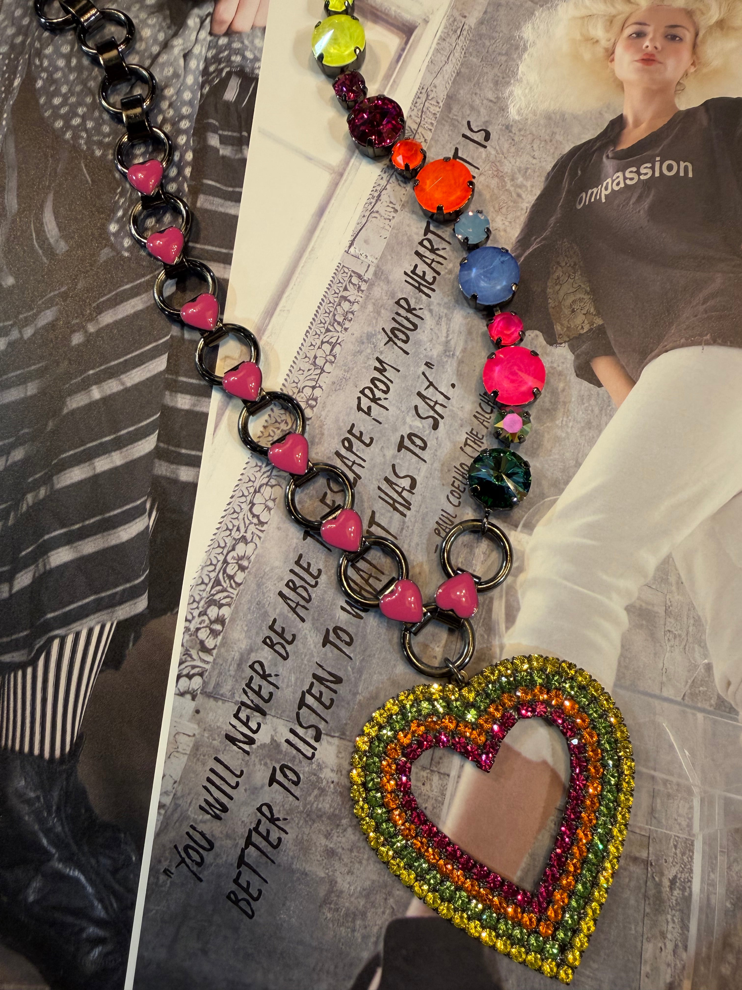 All The Hearts Necklace