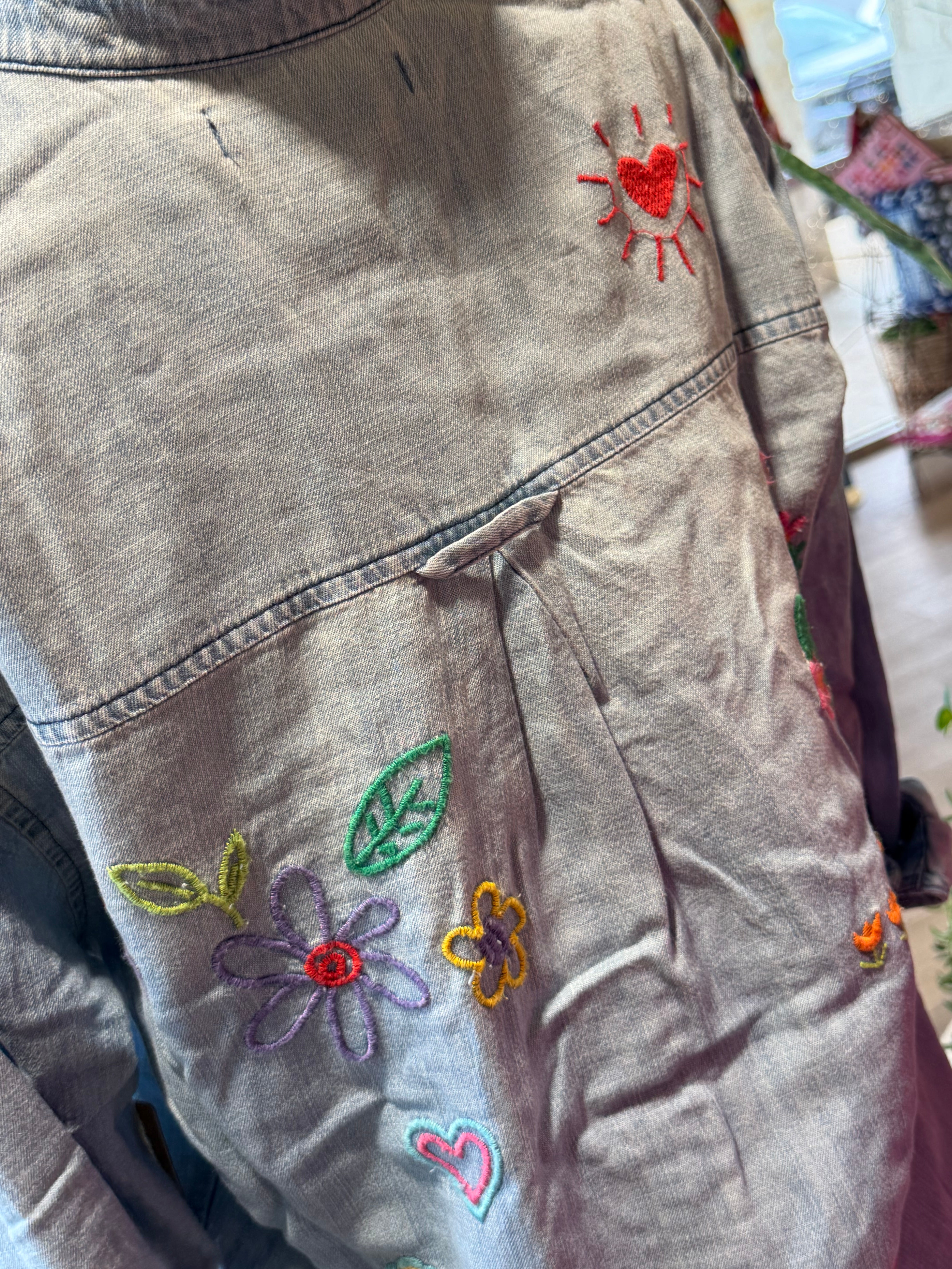 Garden Embroidery Top