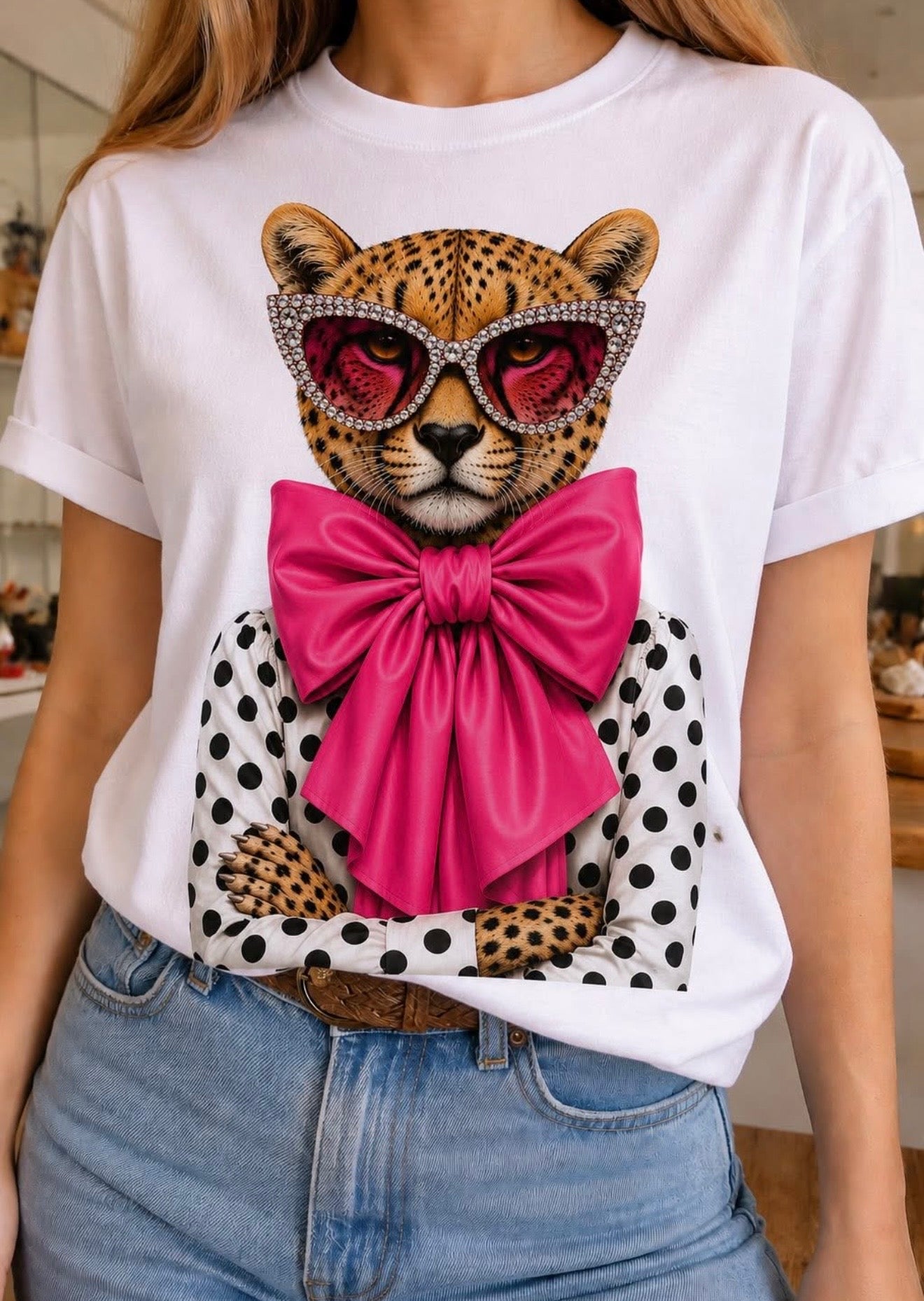 Eloise Leopard Tee