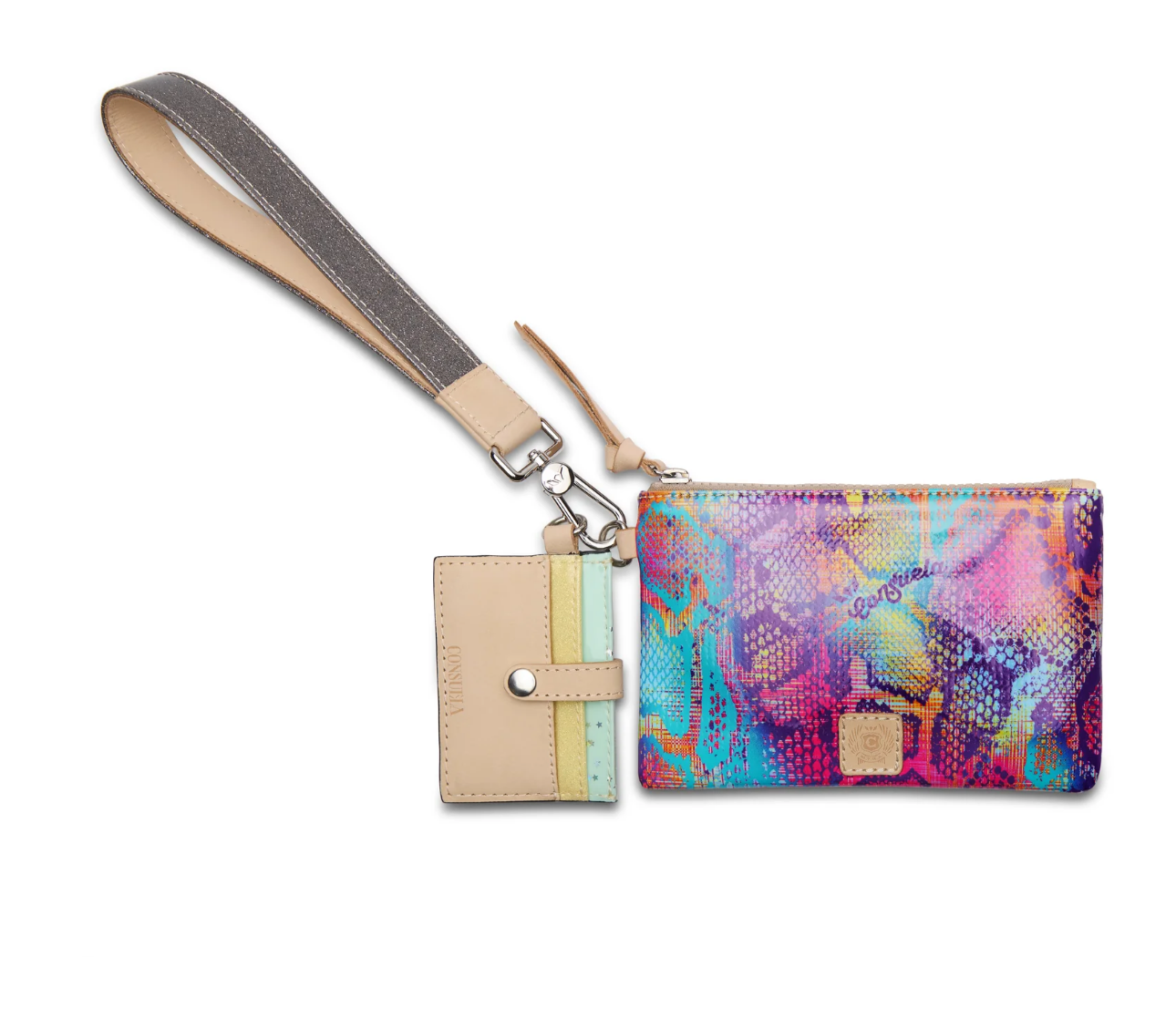 Wristlet w/Credit Card Holder- Assorted