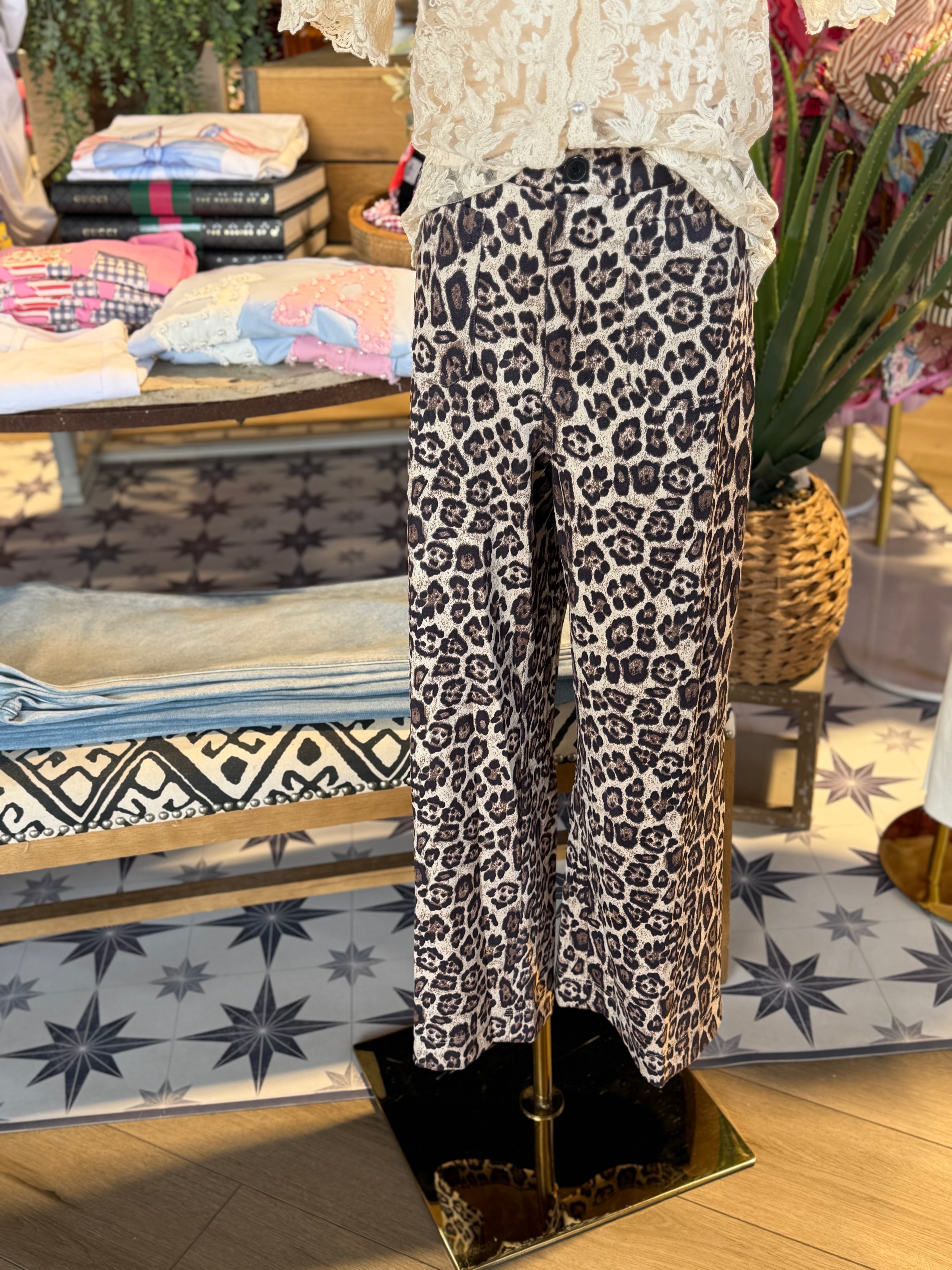 Lindsey Leopard Pants